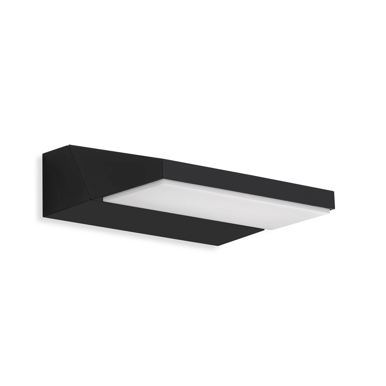 LED-Außenwandleuchte Bergen drehbar schwarz 4.000K