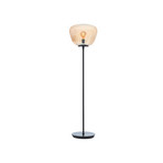 Kaizen vloerlamp, hoogte 140 cm, amber, glas