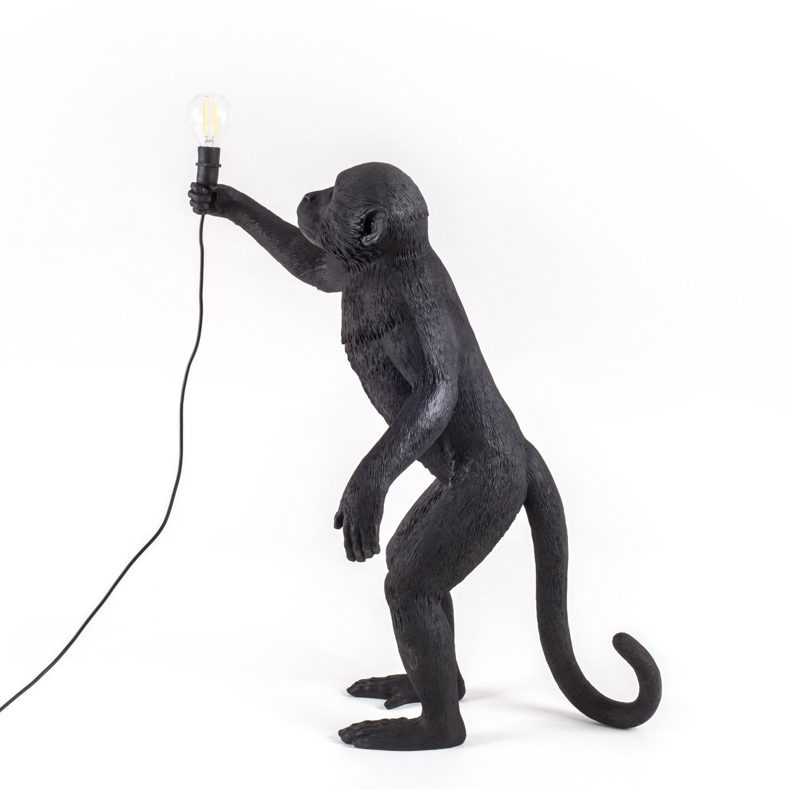 LED decoratie-terraslamp Monkey Lamp staand black
