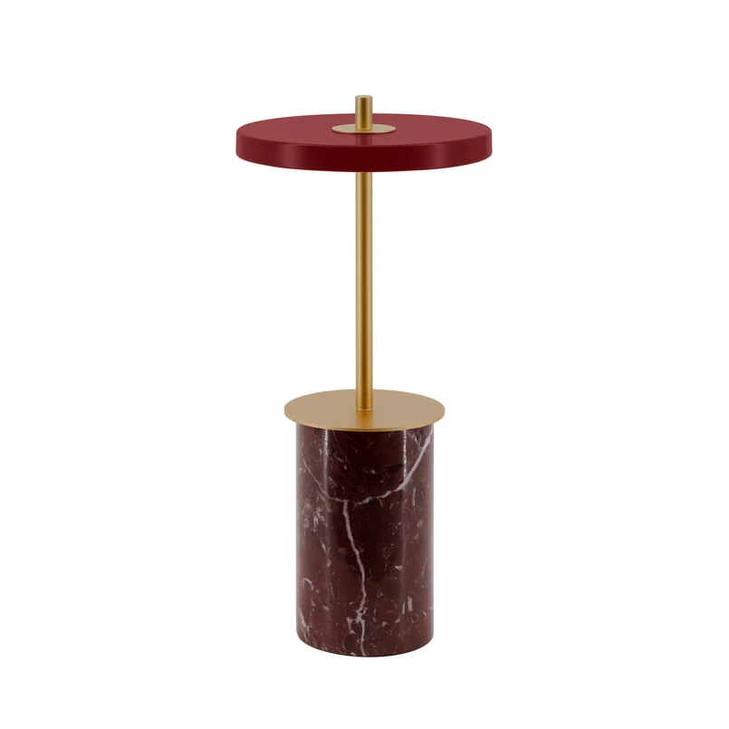 UMAGE - Asteria Move Portable Table Lamp Mini Red Marble