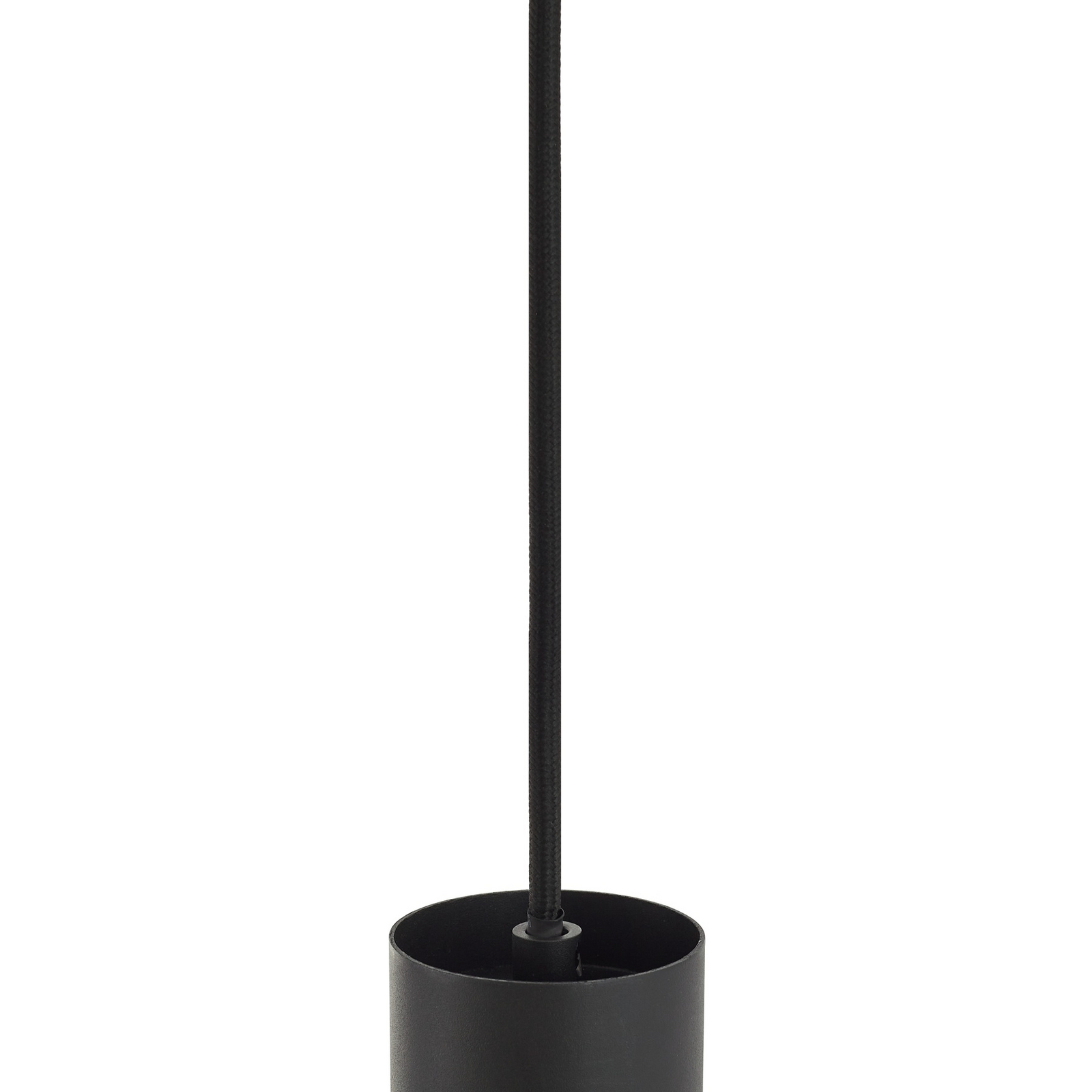 Lindby pendant light Joffrey, Ø 24 cm, black, 3-bulb, GU10