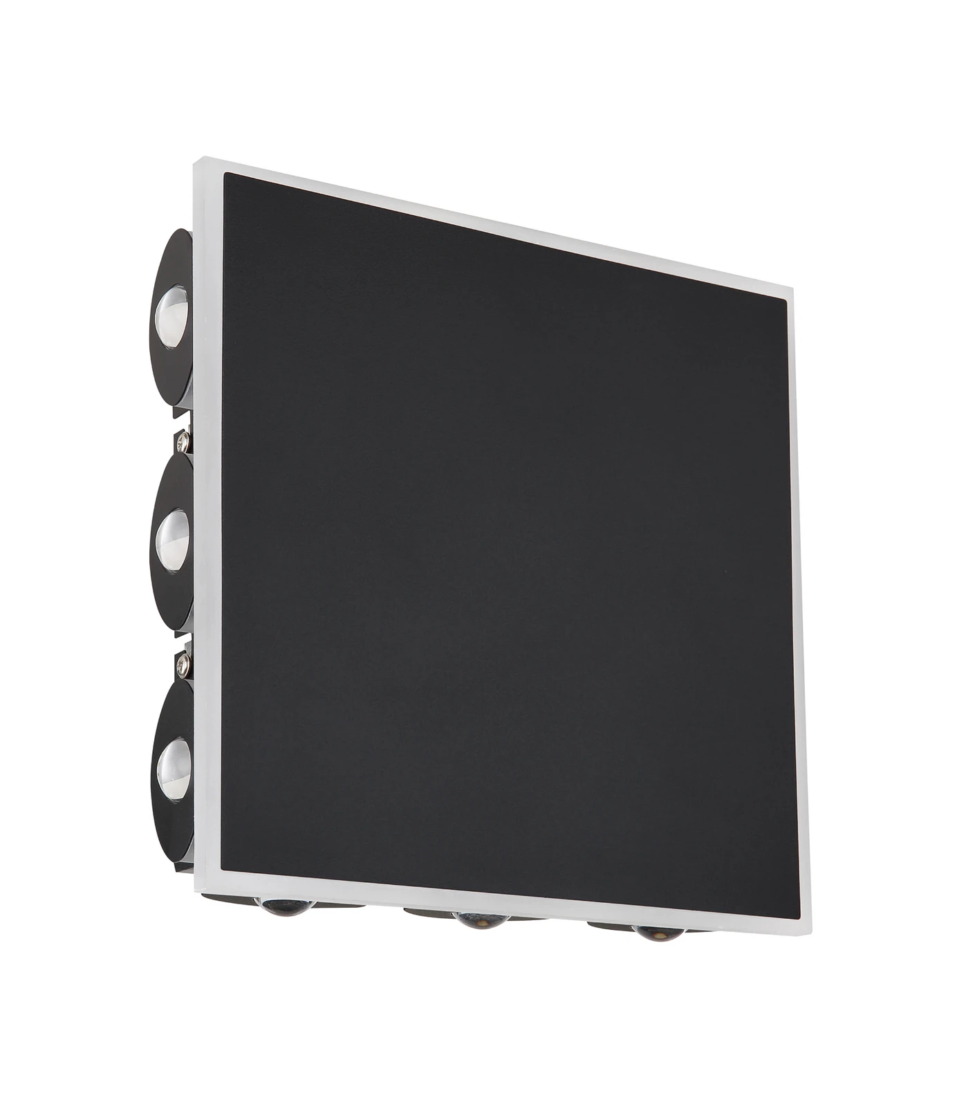 LED fali lámpa Saidy, szélesség 22 cm, fekete, fém