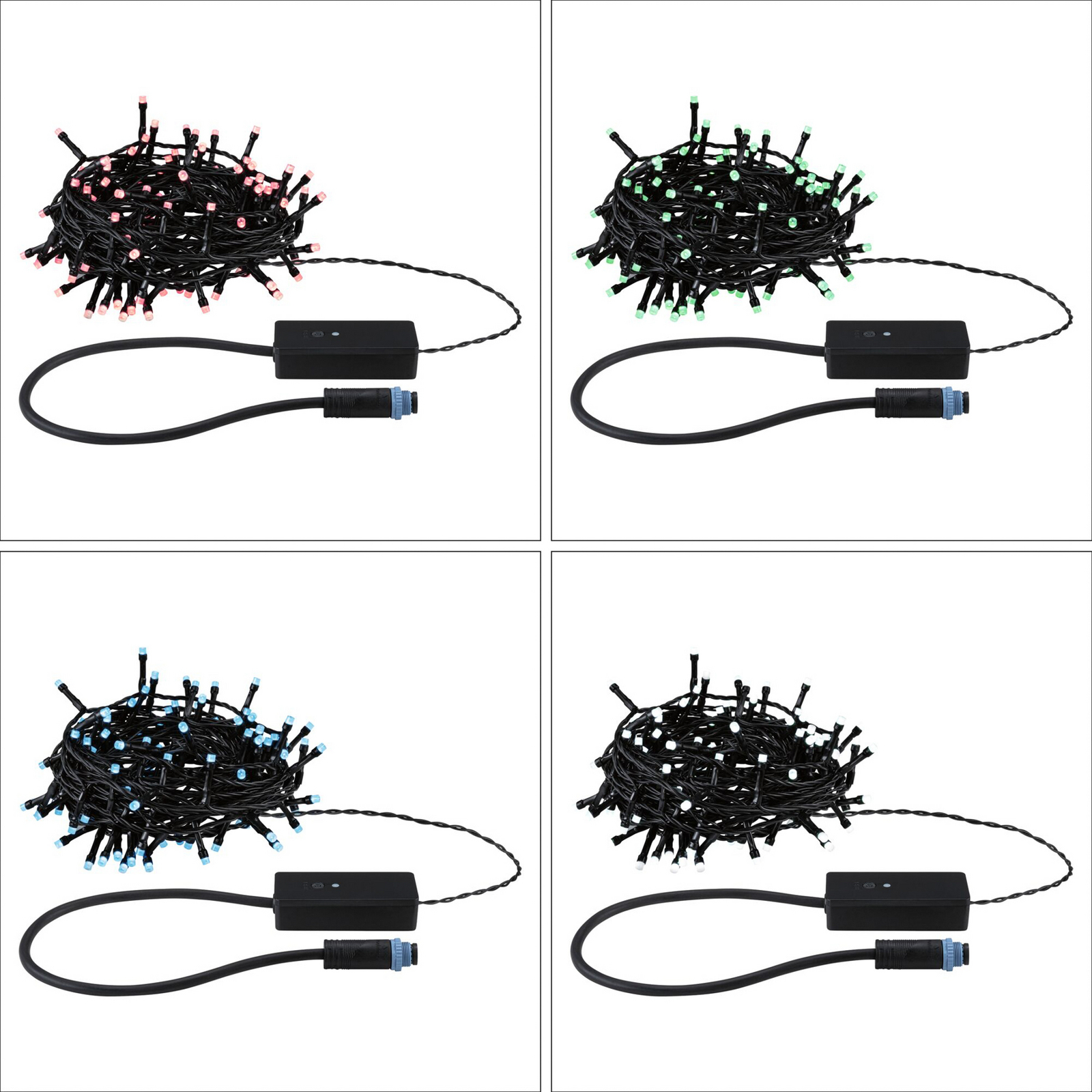 Paulmann Plug&Shine Smart Guirlanda Luminosa Yuna 10 m RGB preta