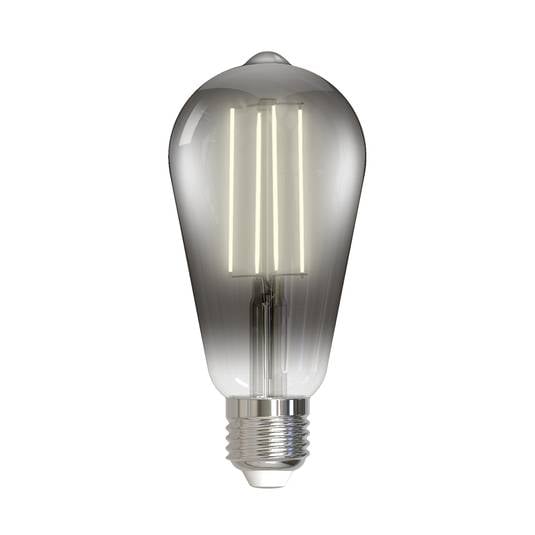 Smart LED filament E27 ST64 dymová sivá WLAN 4,9W
