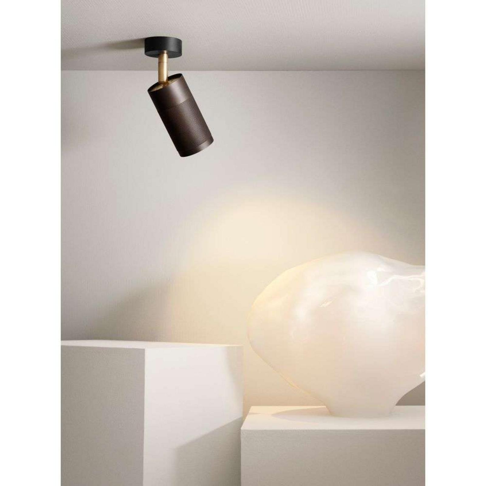 Patrone Canopy Ceiling Lamp Browned Brass/Brass - Thorup Copenhagen