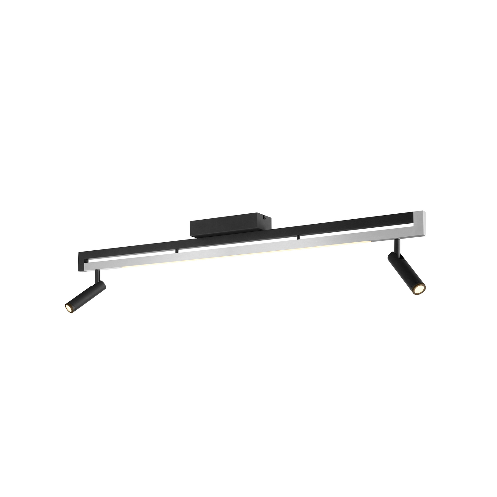 LED таванни прожектори Pulse, черни, 100 cm, метал