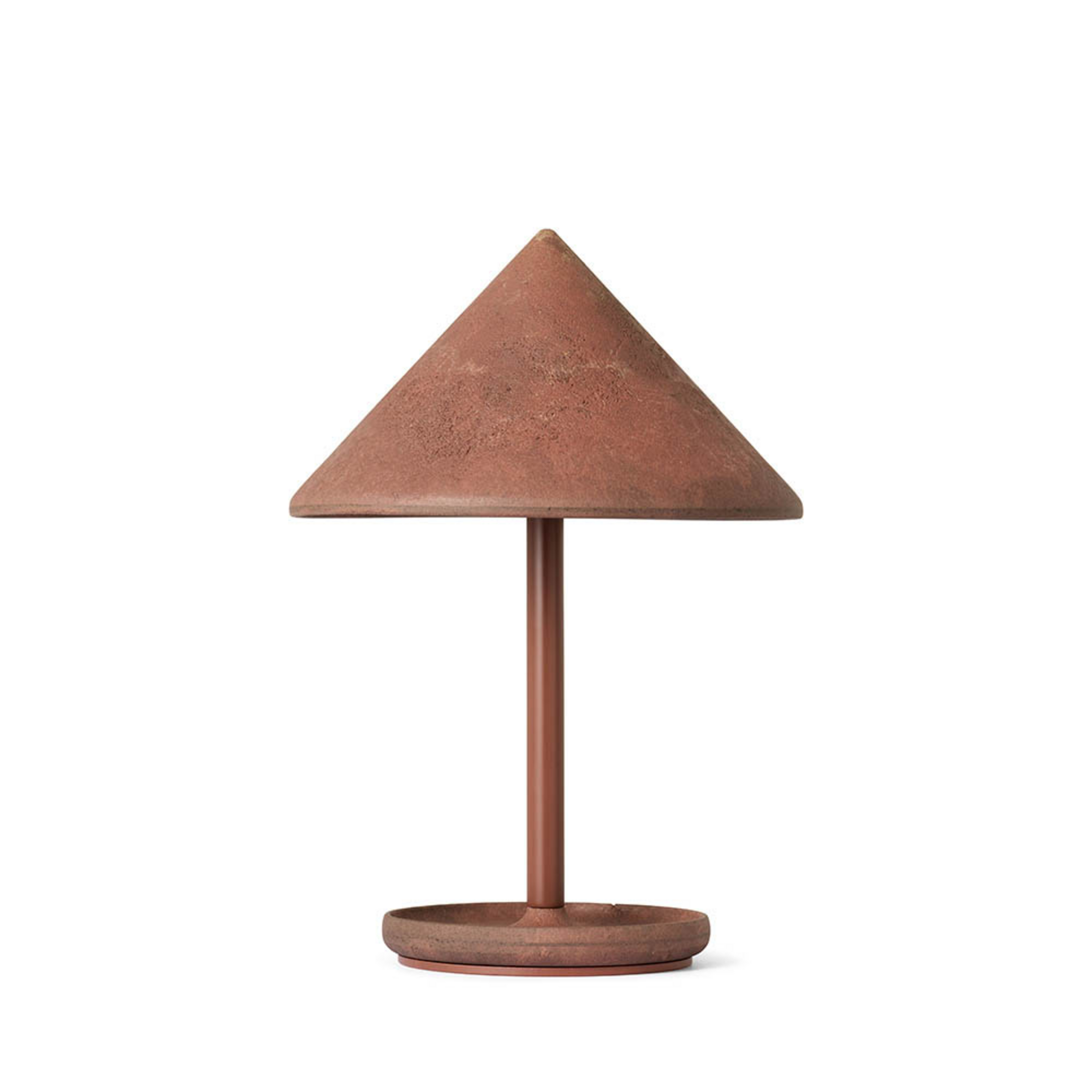 Terra Portable table lamp Coffee Waste Rust Red - Mater