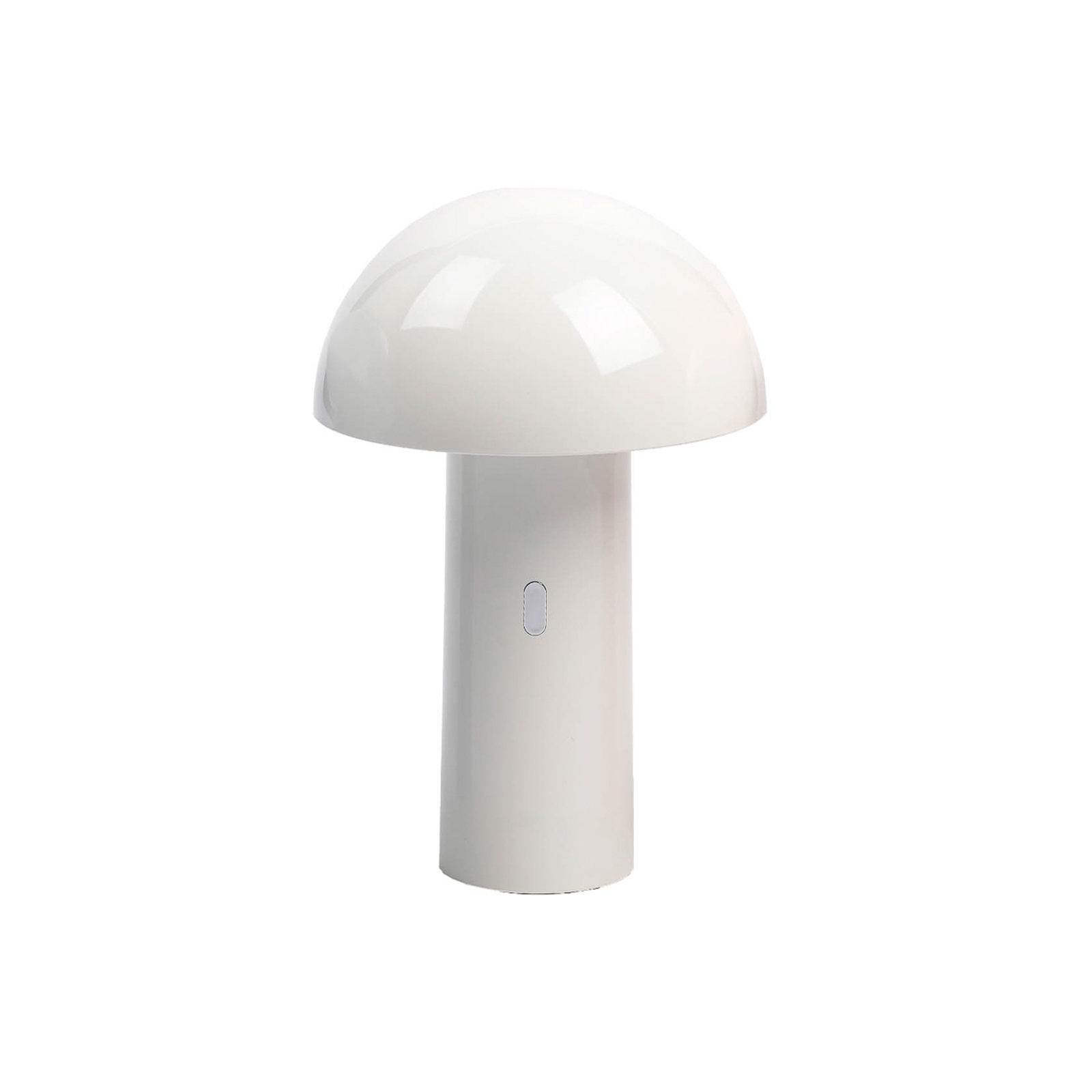 Aluminor Capsule stolná LED lampa, mobilná, biela
