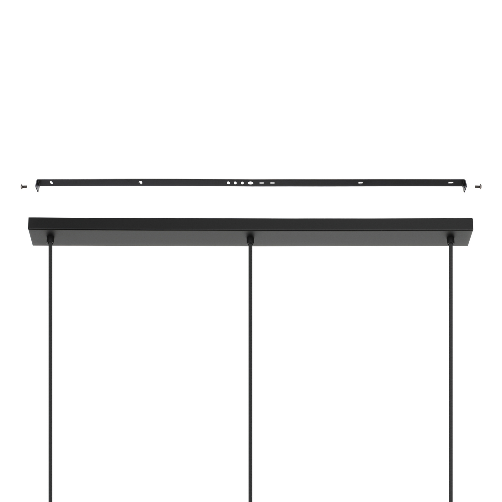 EGLO Amsfield 1 lampada a sospensione, a 3 luci, allungata