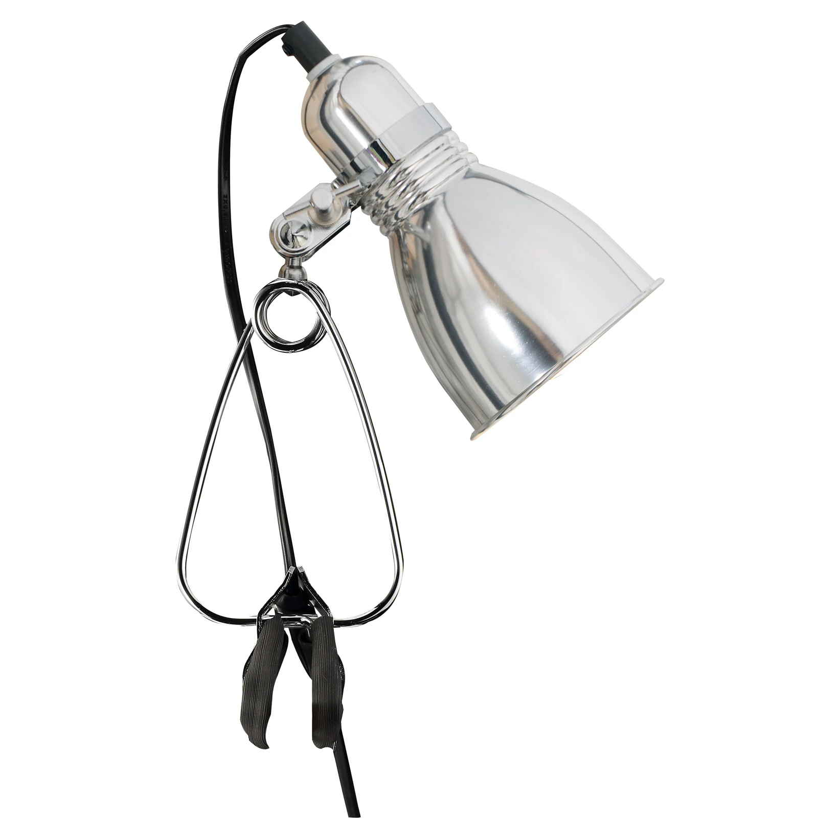Lampada a morsetto Photo, alluminio lucido
