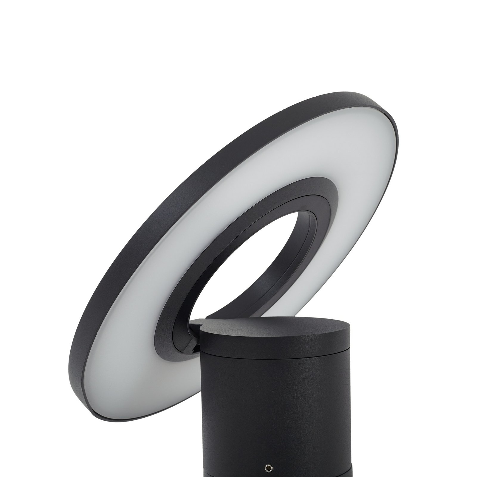 Candeeiro de caminho LED Arcchio Tovio, antracite, Ø24cm