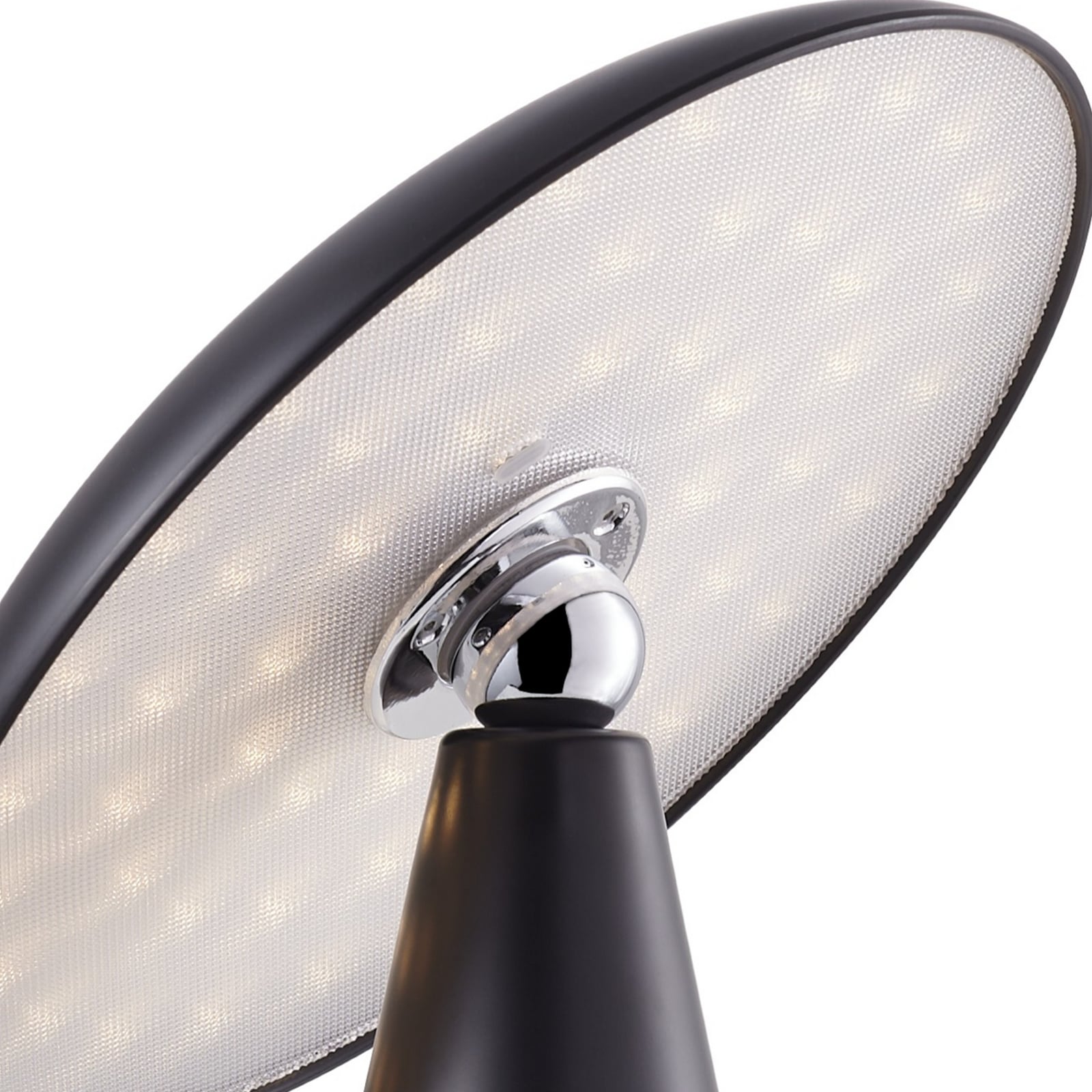 Kinoko LED-akkukäyttöinen pöytälamppu, kiiltävä musta, 27 cm, CCT Beacon Kinoko LED-akkukäyttöinen pöytälamppu, kiiltävä musta, 27 cm, CCT Beacon