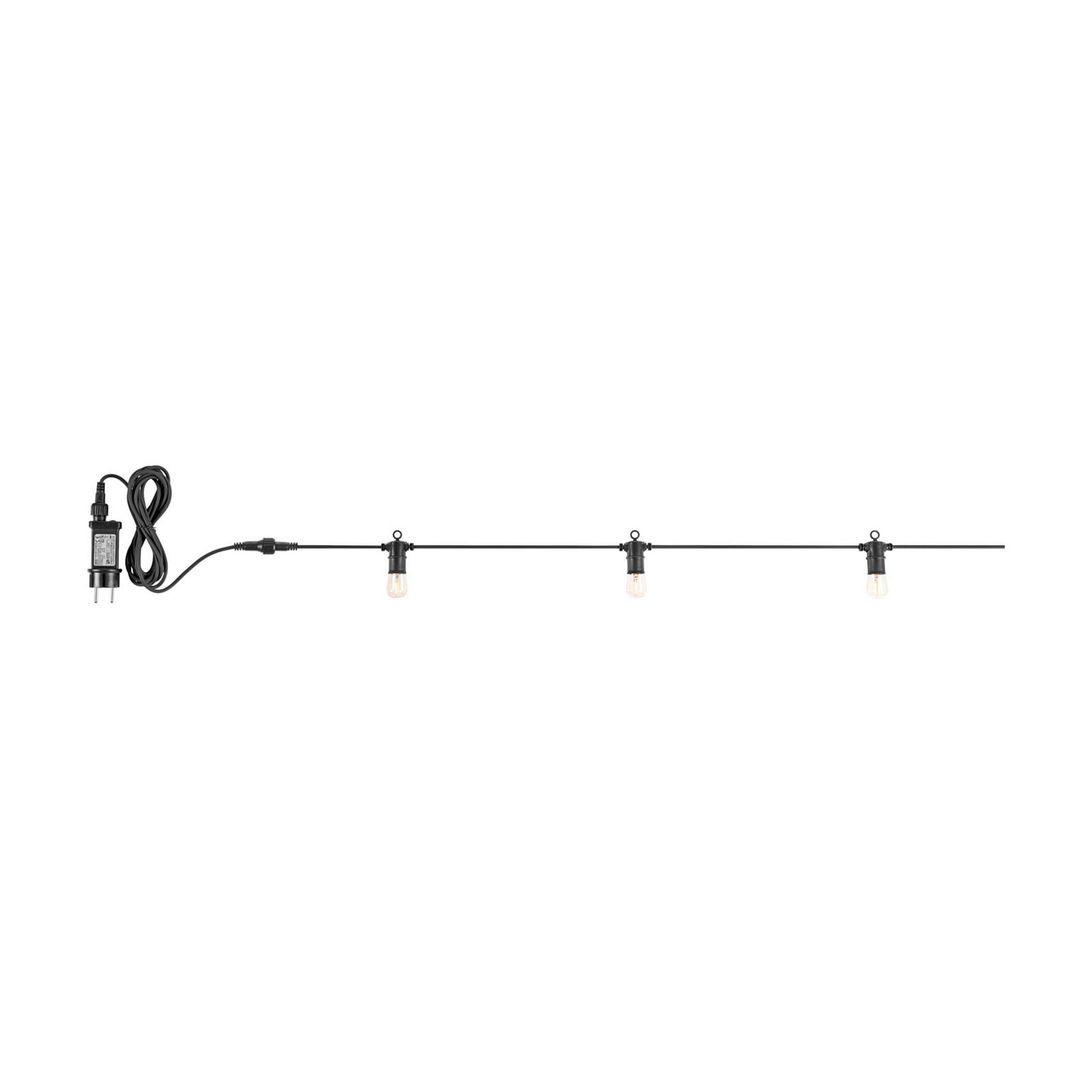 LED světelný řetěz Markslöjd VIBE, Basis, 15 žárovek, IP44