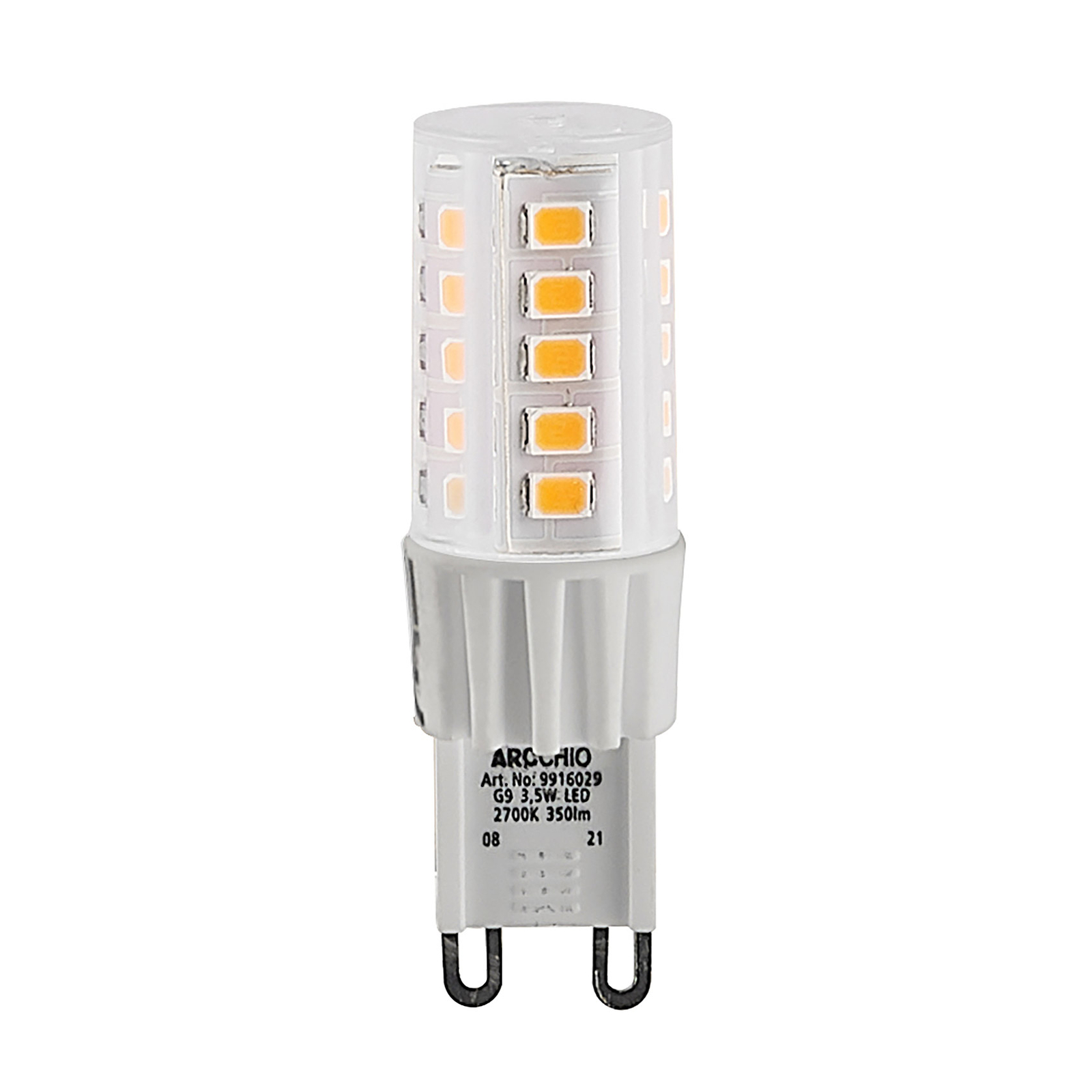 Arcchio kaksikantainen LED-lamppu G9 3,5W, 3 000K