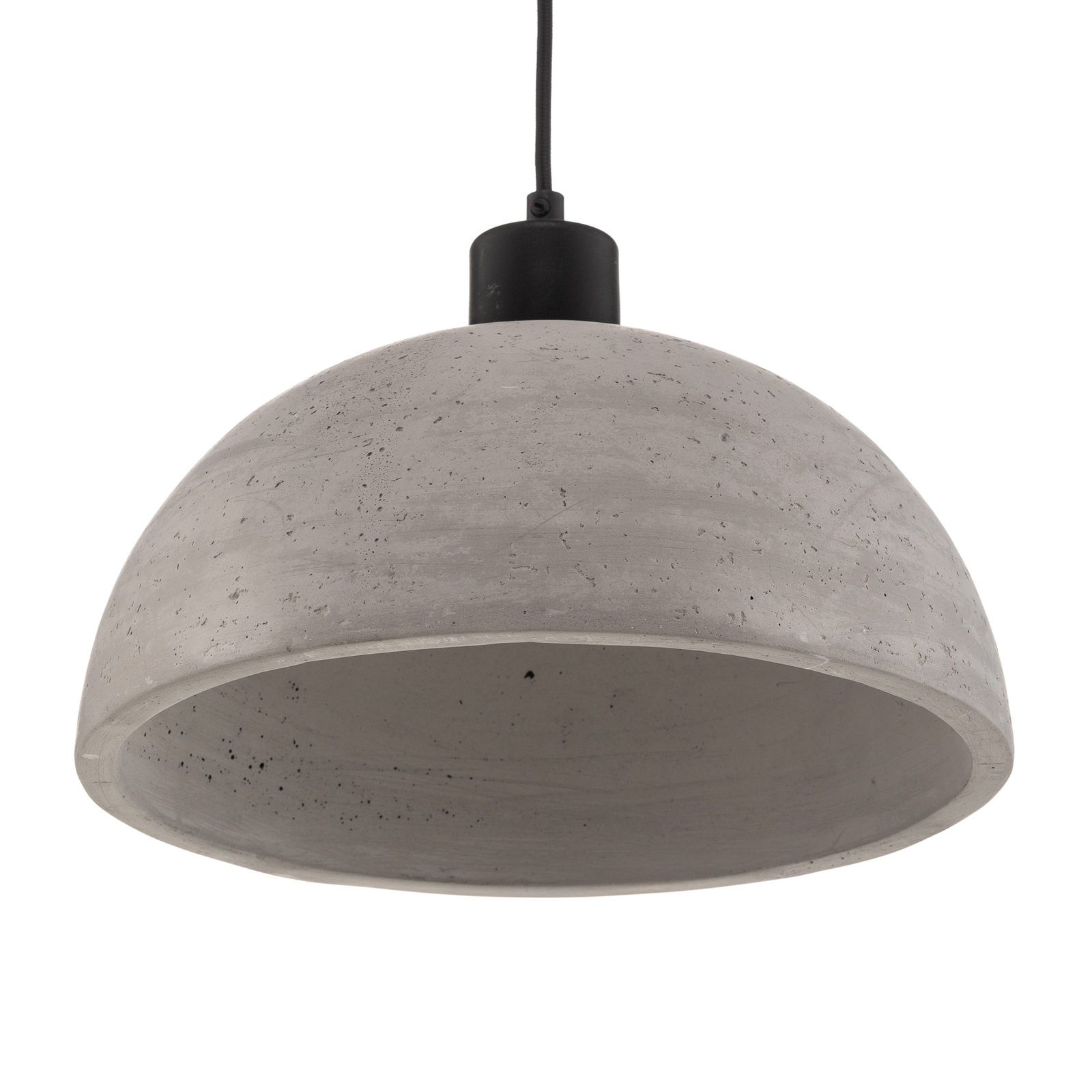Hanglamp Lito met betonkap als halve bol