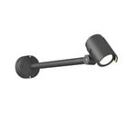 Beatrix Buiten Wandlamp Dark Grey/Clear - Lucande