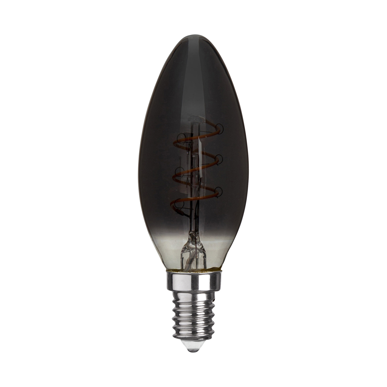 Sviečková LED žiarovka C35 E14 3W 1800K 50lm dym