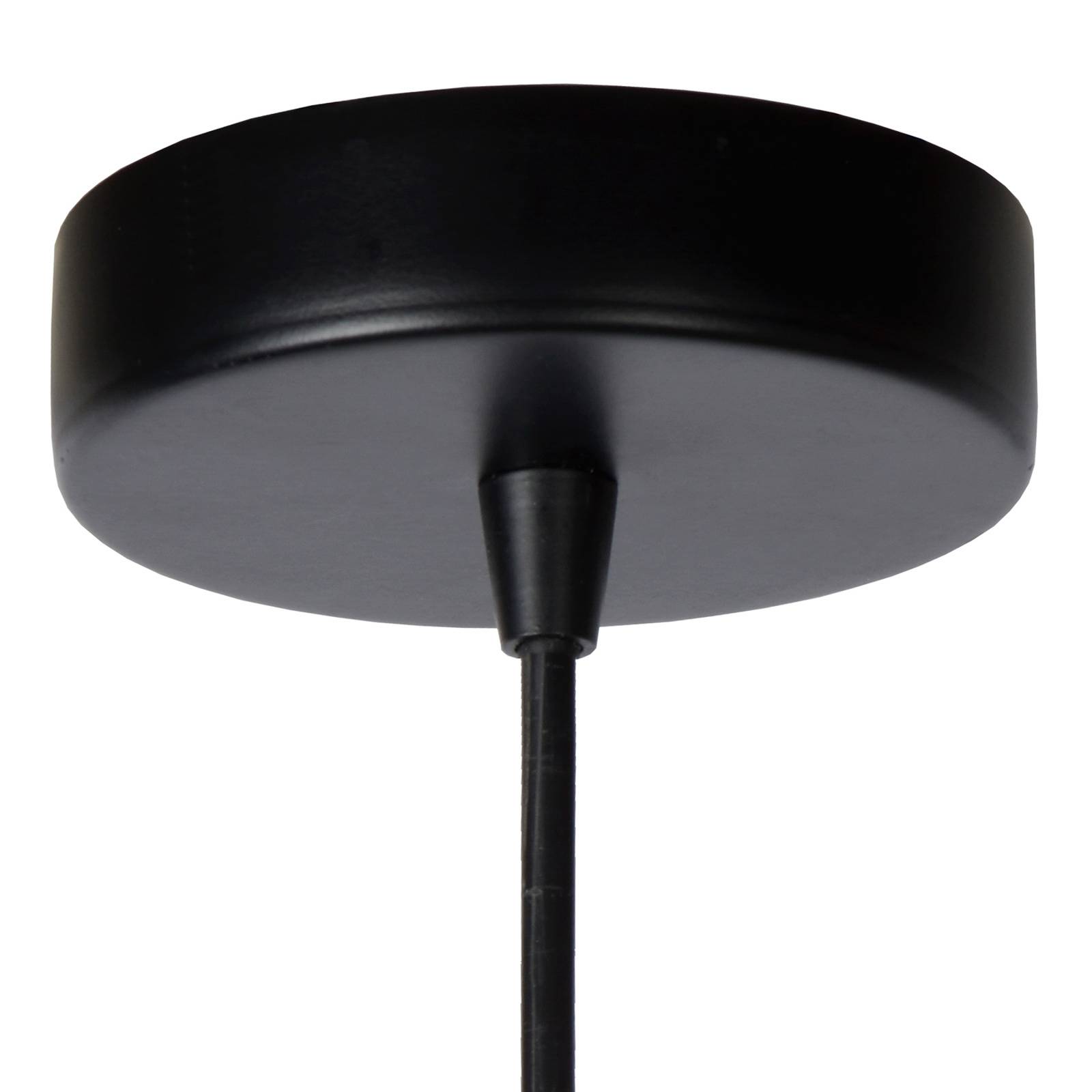 Lampa wisząca Ruben, czarna, metalowa, 1-punktowa