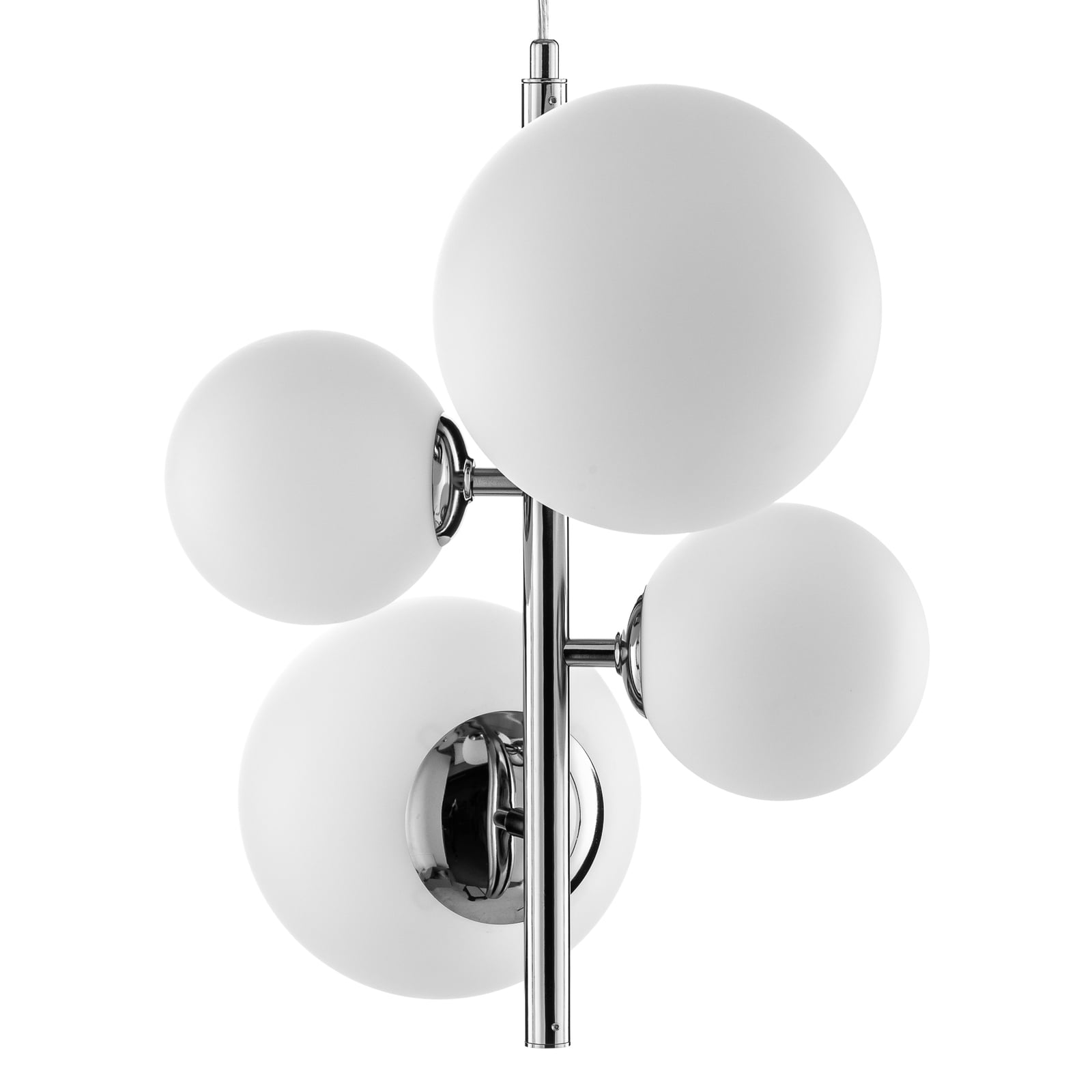Dione Hängelampe, chromfarben, 4-flammig - ALDEX