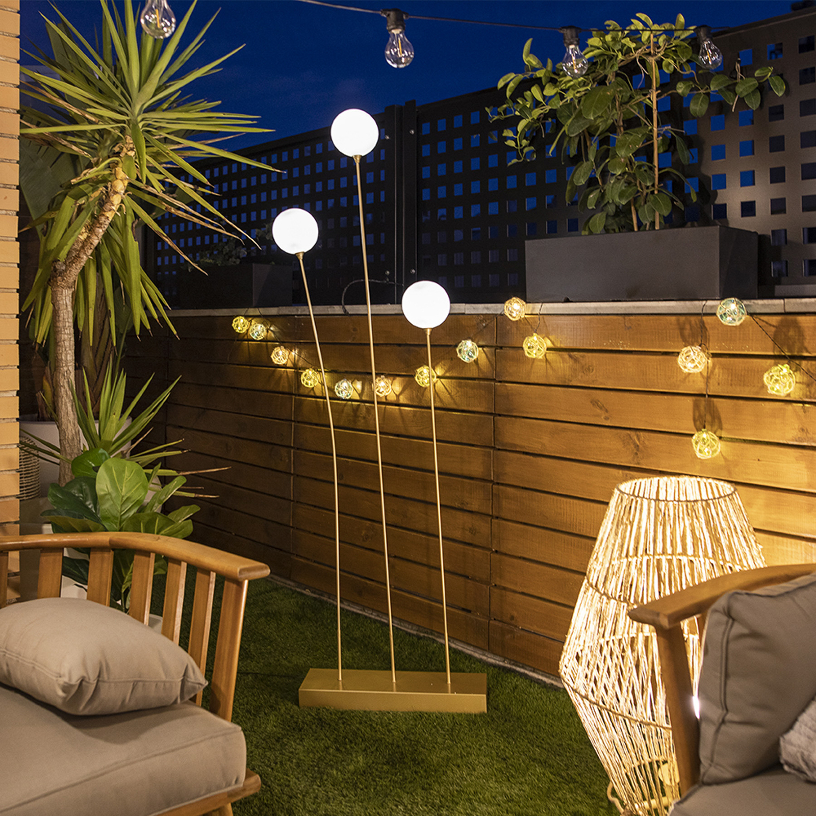 Newgarden Bruna LED-Stehleuchte mit Kabel