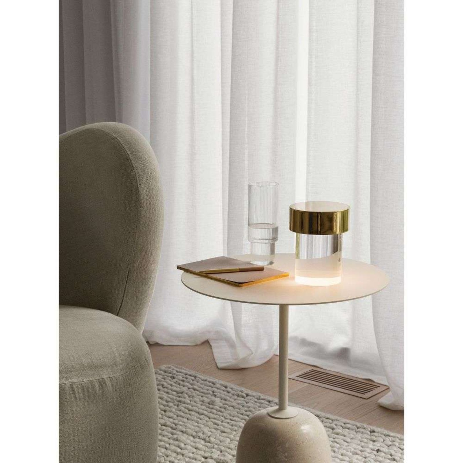 Last Order Clear Portable Bordlampe Matt Green - Flos
