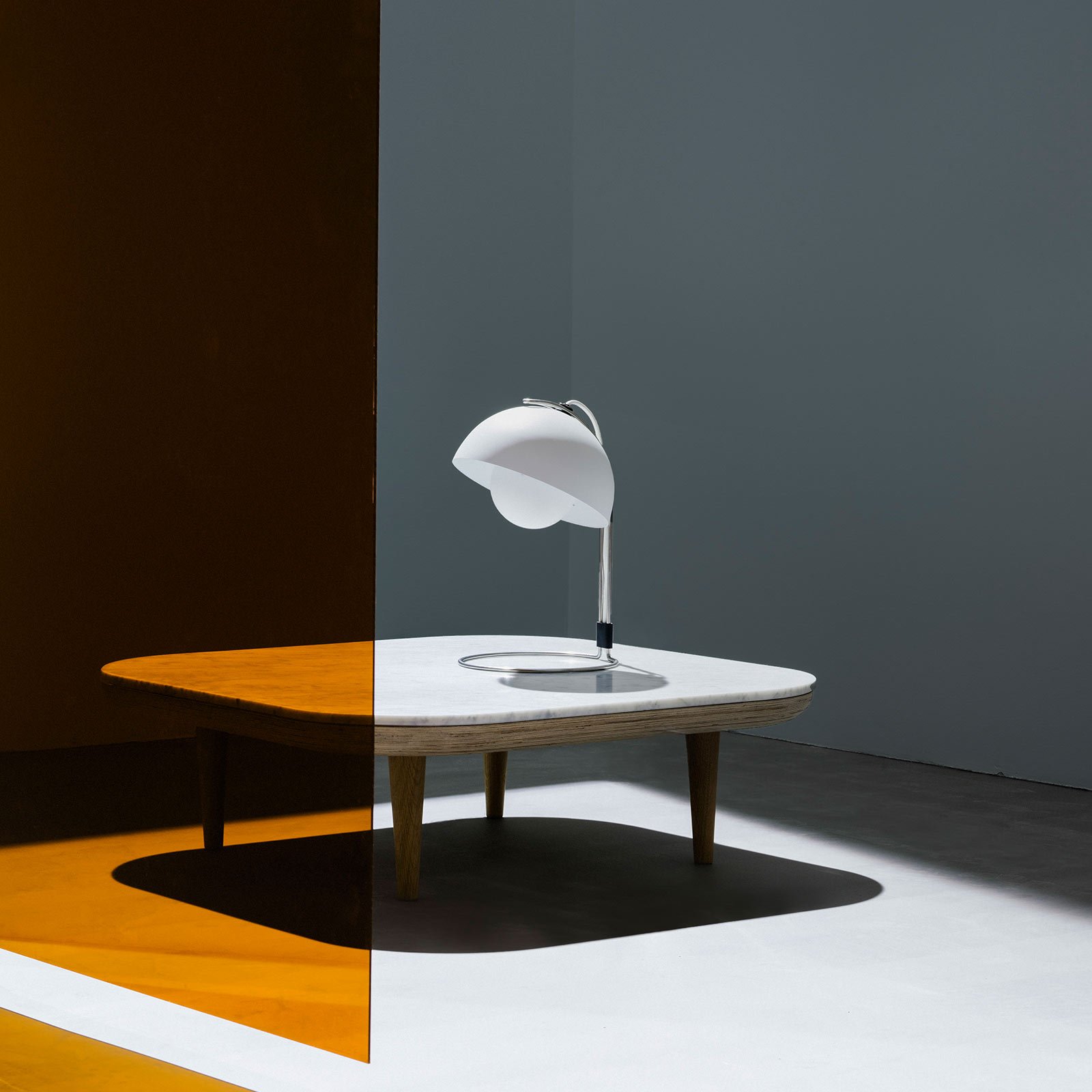 Flowerpot VP4 Taffellamp Matt White - &Tradition Flowerpot VP4 Taffellamp Matt White - &Tradition