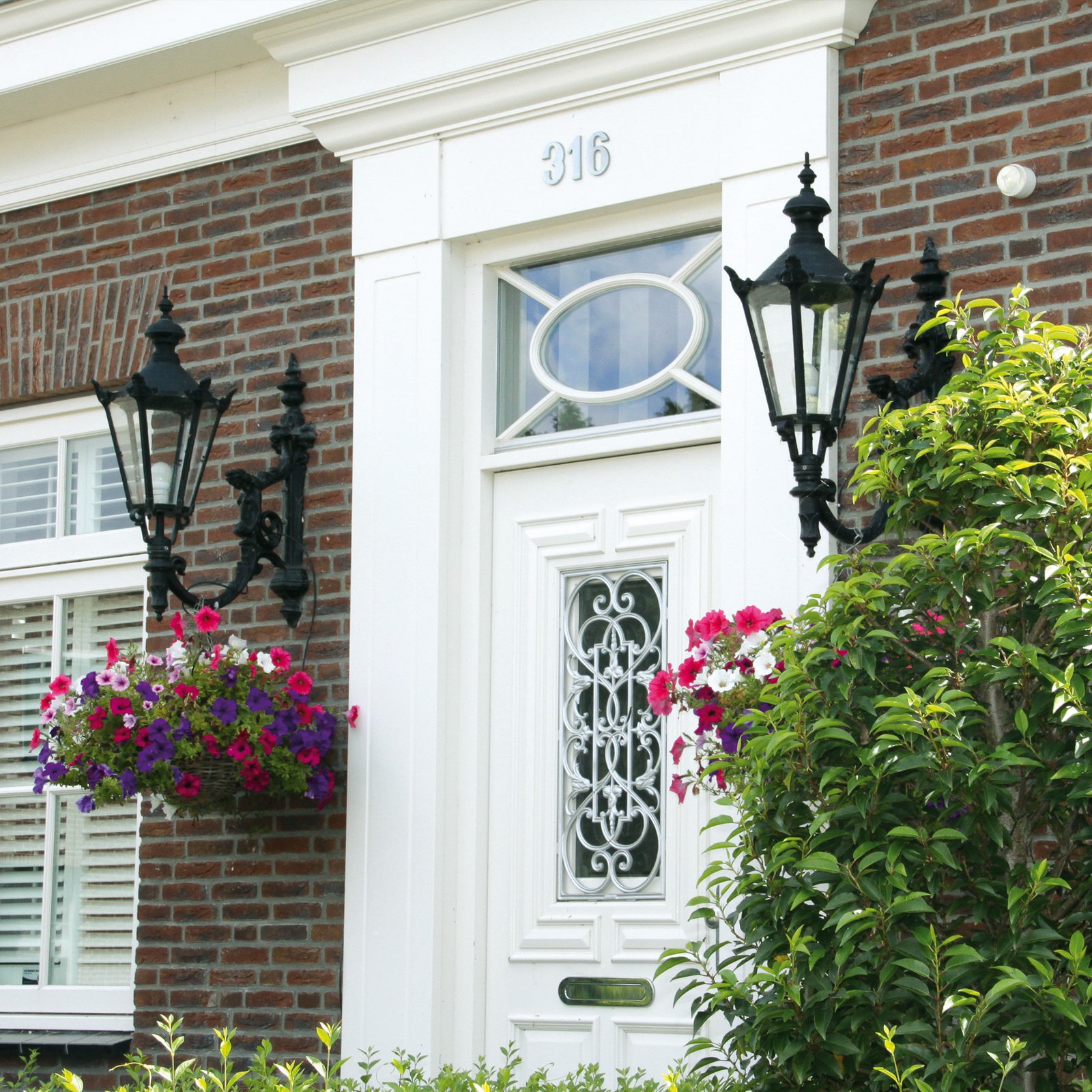 Външно стенно осветление Charles, зелено