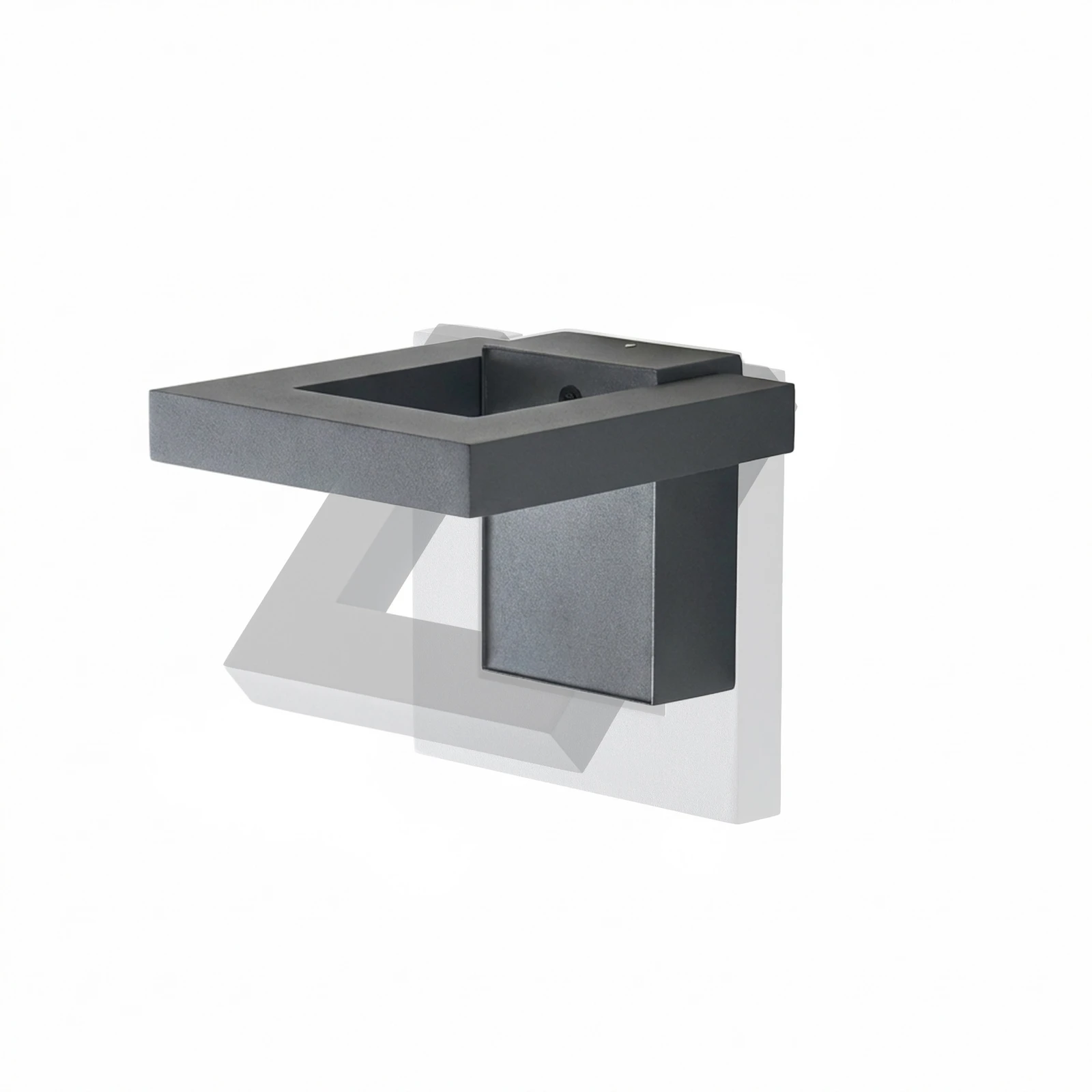 Lindby LED-Außenwandleuchte Orbin, grau, kippbar, CCT, IP54