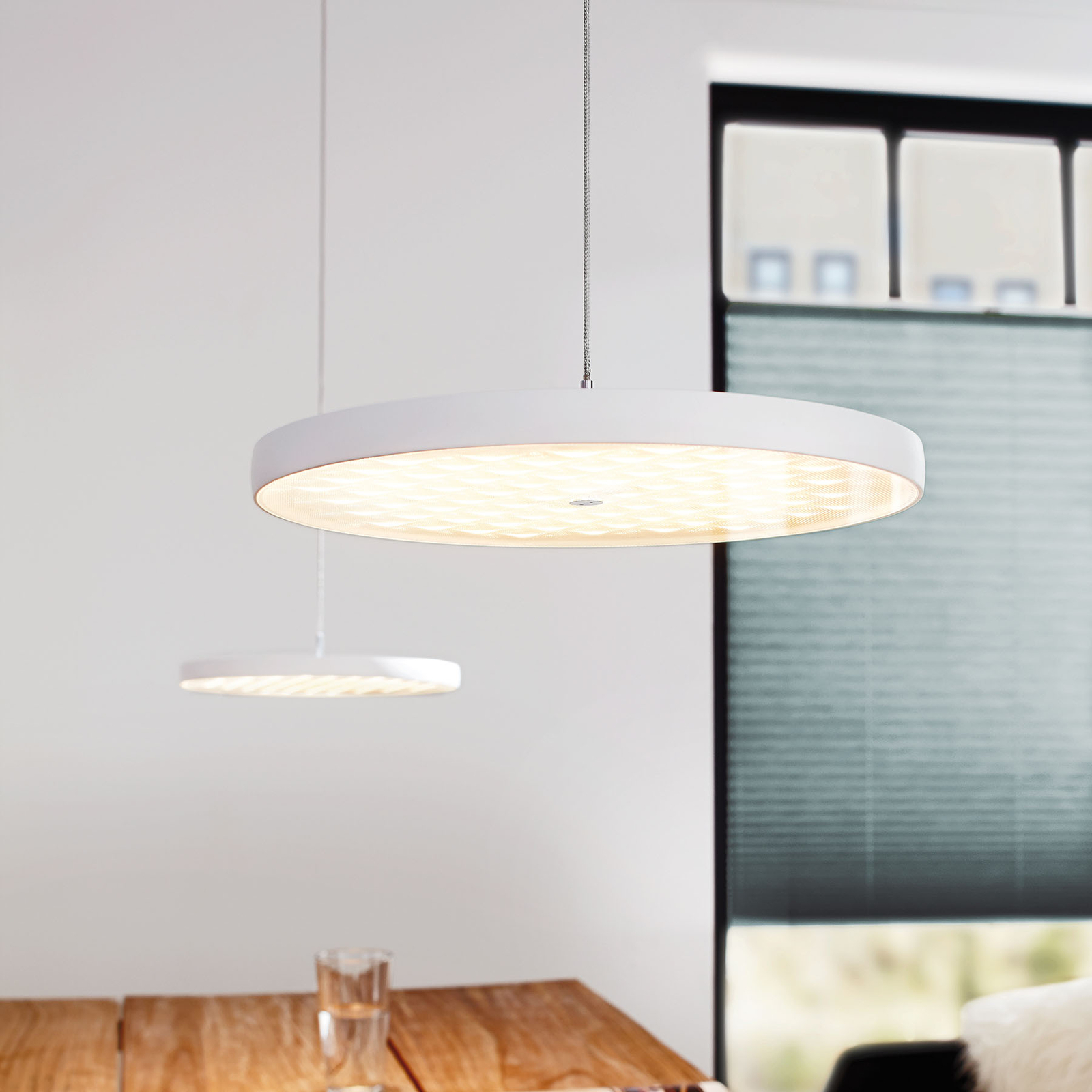 OLIGO Decent Max LED-Hängelampe weiß matt