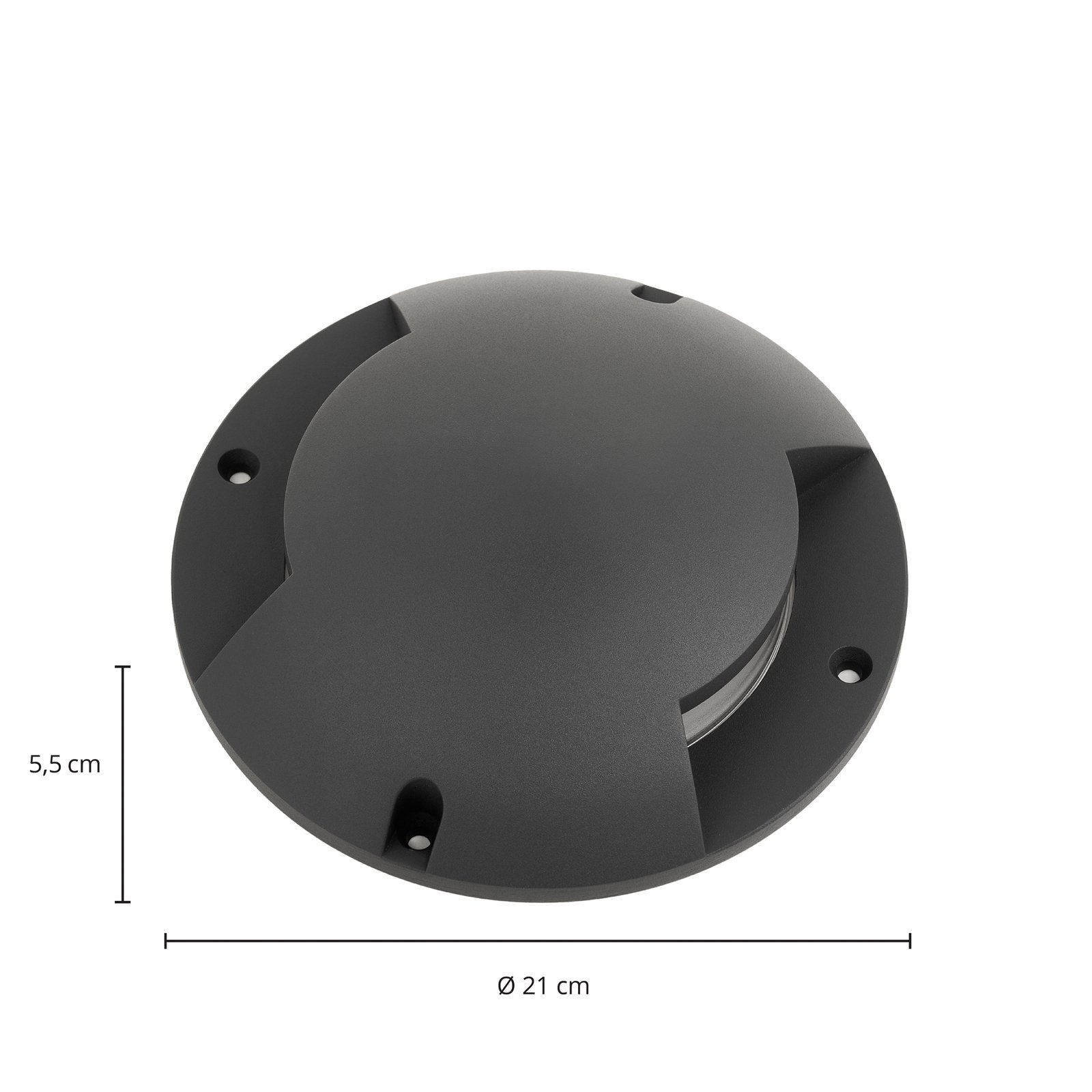 Cormac 2 LED Nedgravningsspot tamno Siva - Lindby