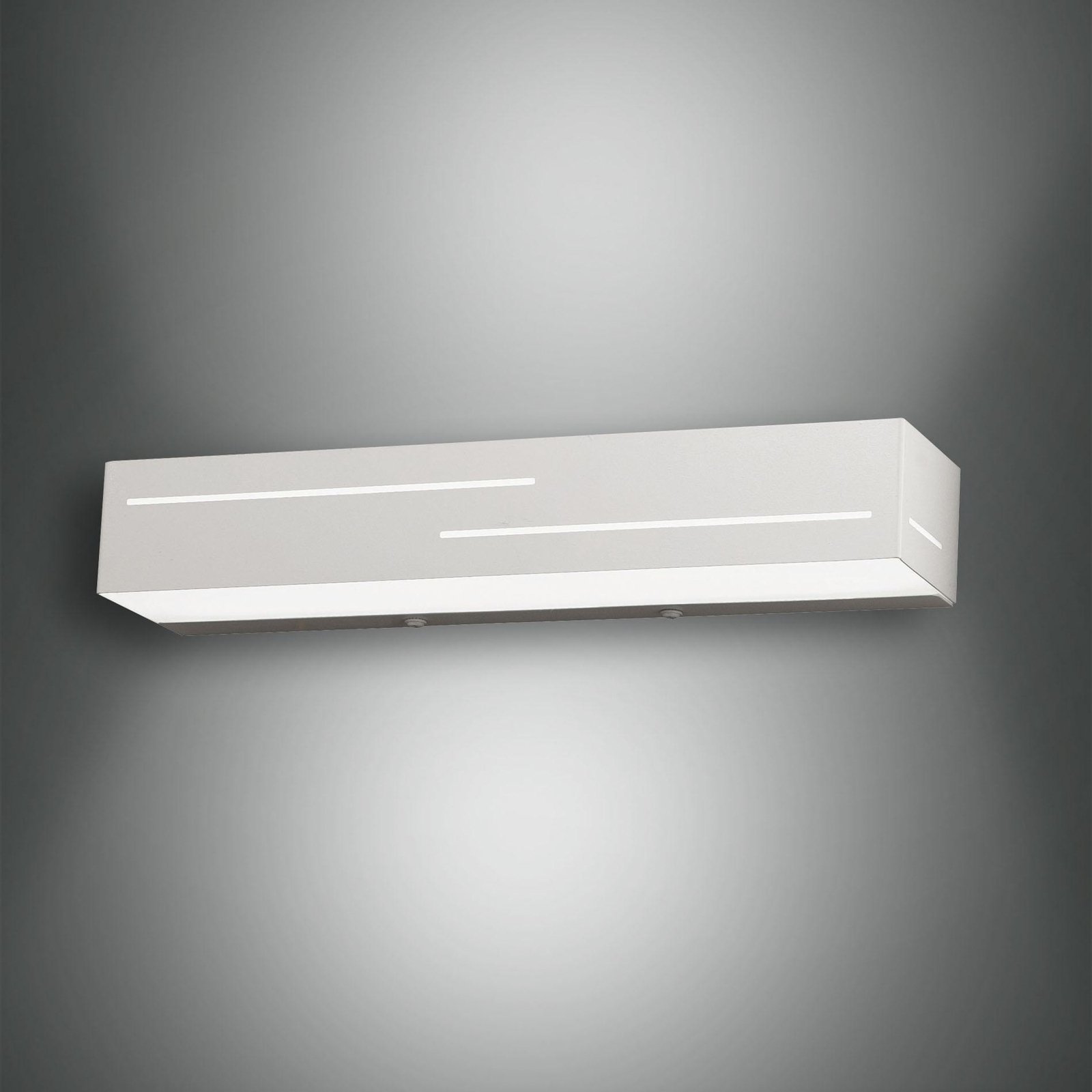 LED-Wandleuchte Banny, weiß, Breite 31 cm, Up- & Downlight