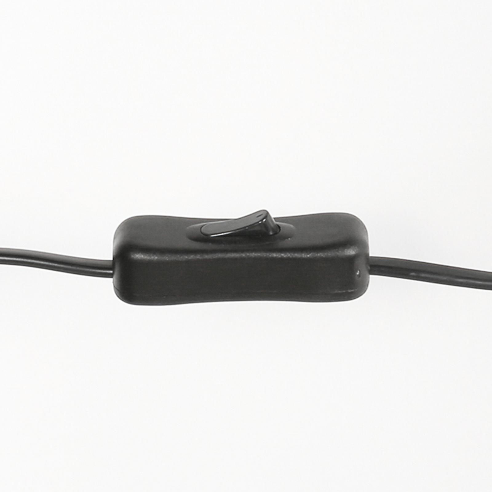 Tafellamp Stang 3857ZW, zeegras, zwart/naturel, H. 55 cm