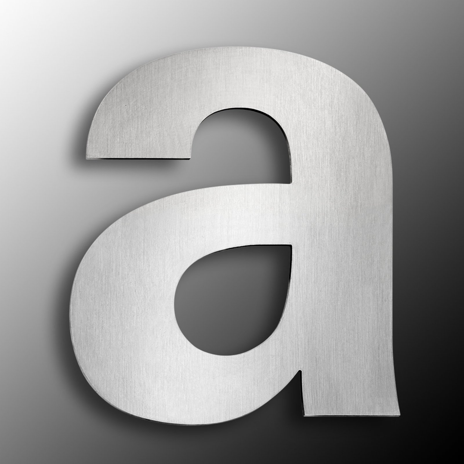 Stainless steel house number large letter
