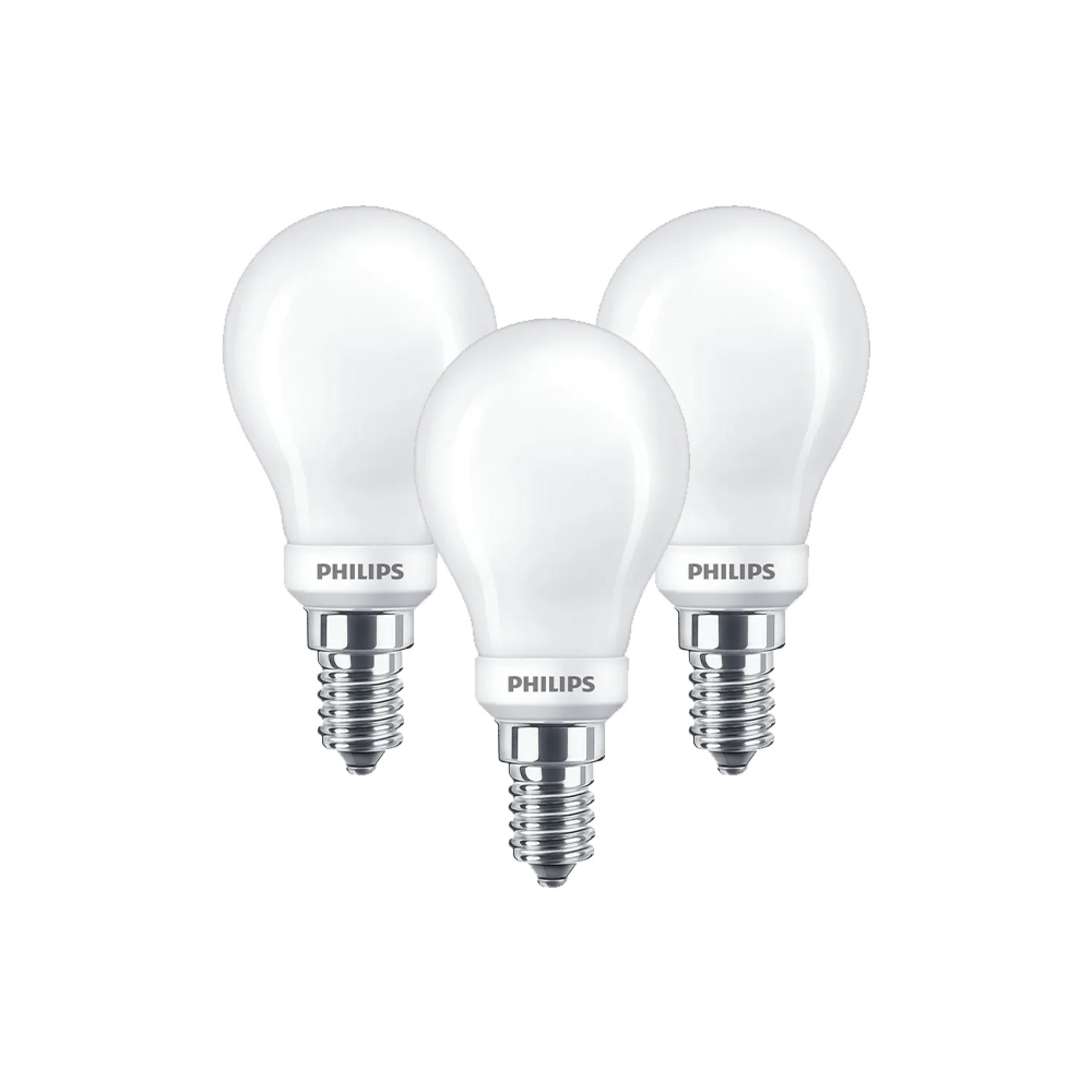 3-pack Bulb LED Dimmable 4,5W Crown E14 - Philips