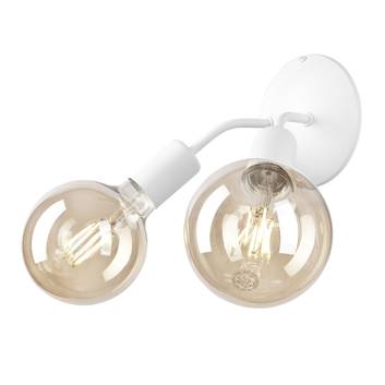 Fassungs-wandlamp Go, 2-lamps, wit