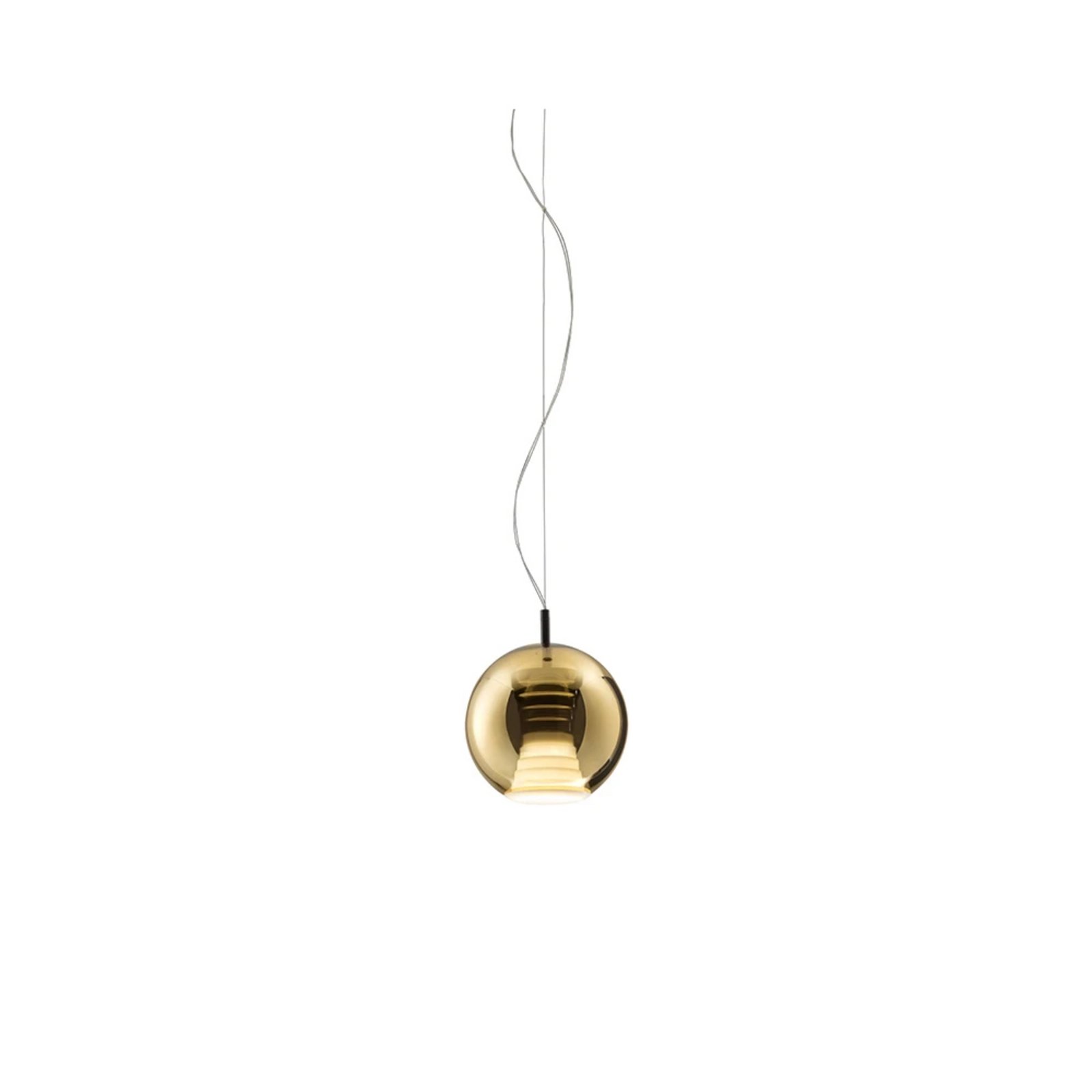 Beluga Royal Candeeiro Suspenso Diameter 20 Gold - Fabbian