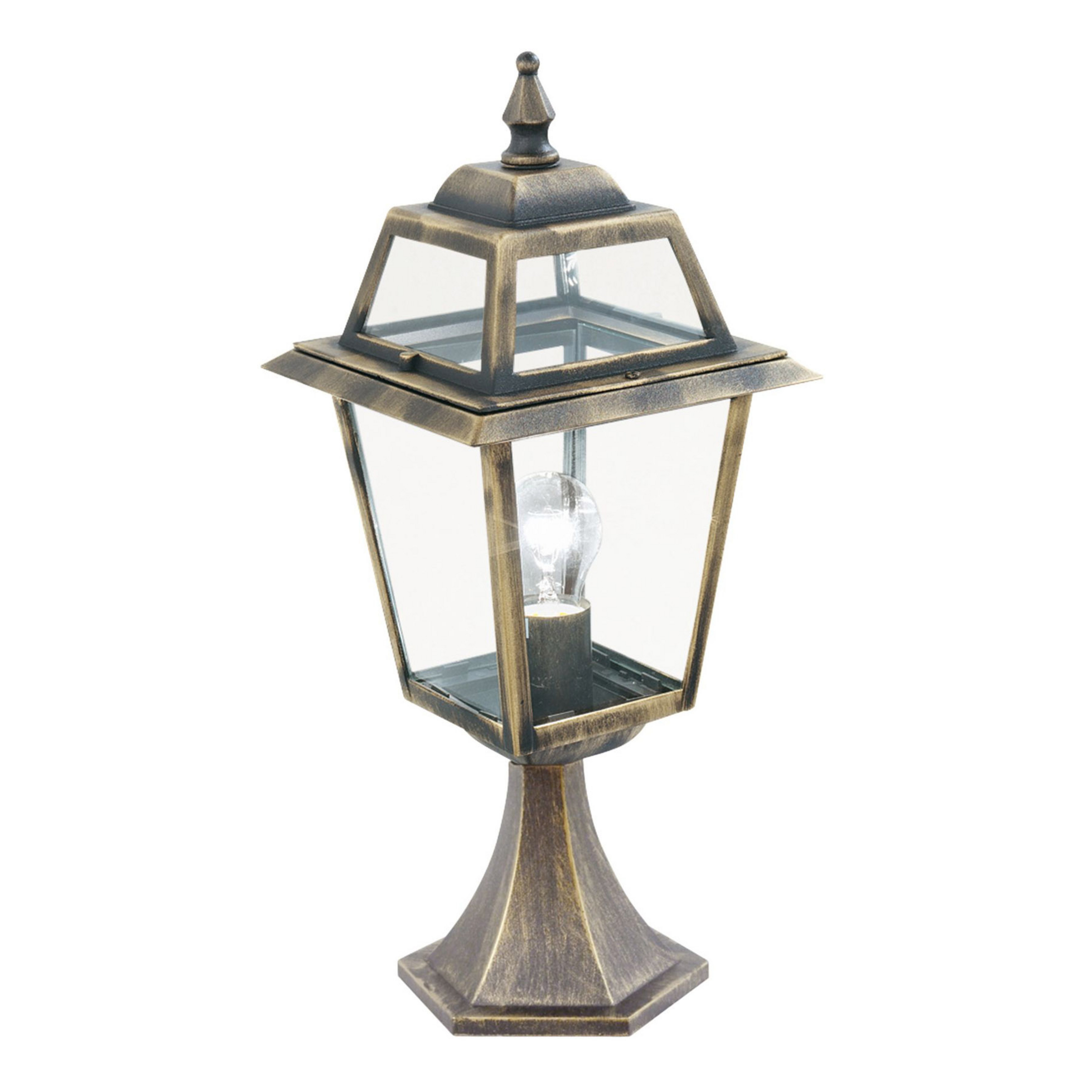 Φωτιστικό πλίνθου New Orleans, μαύρο-χρυσό