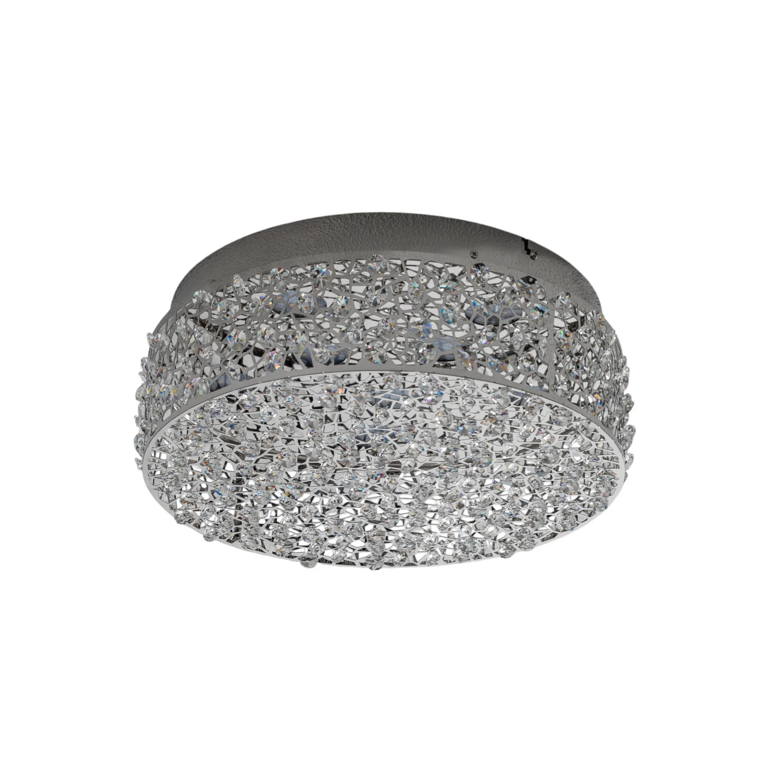 Plafonnier LED Felias étincelant, rond