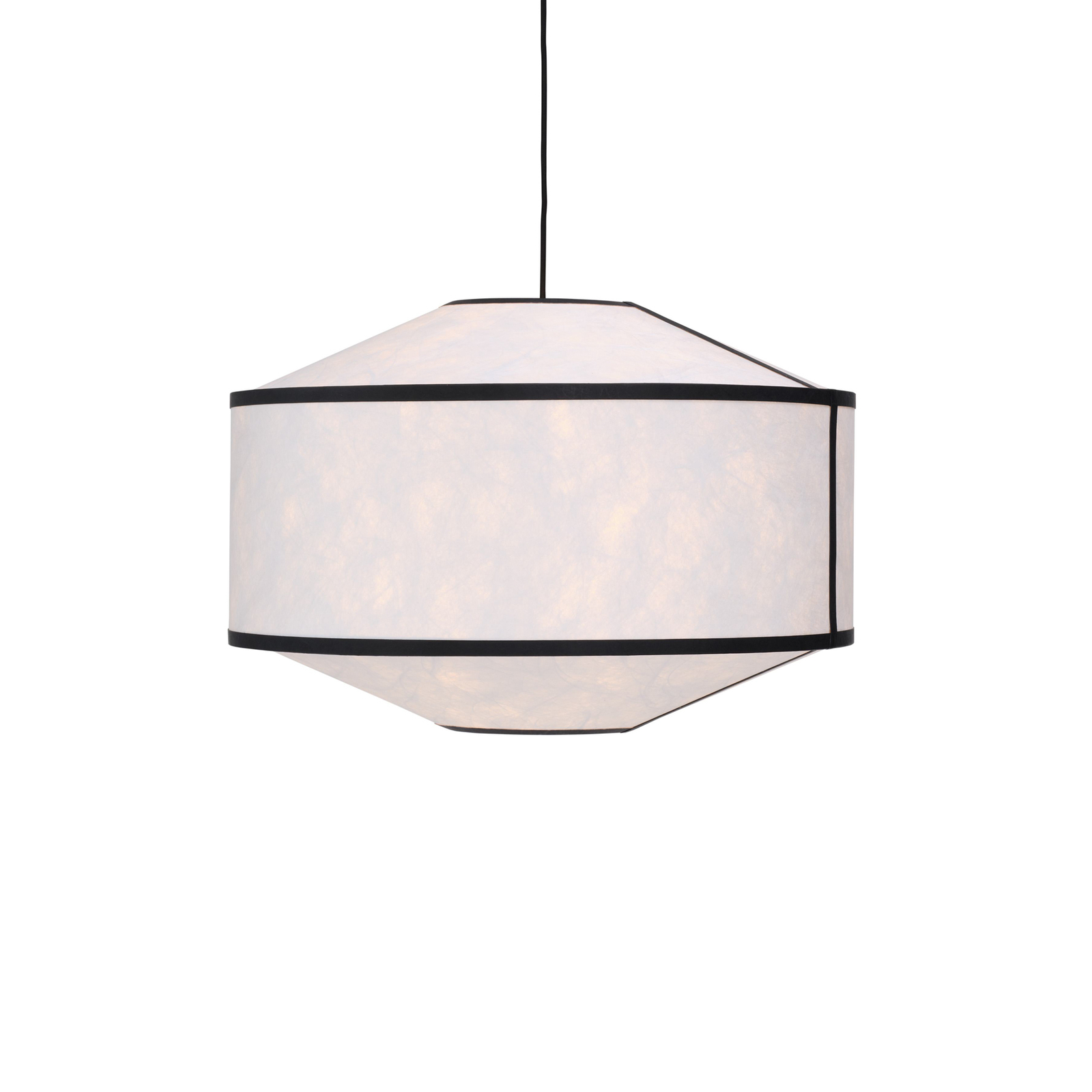 Kite 2B Candeeiro Suspenso Ø65 Branco/Preto - New Works