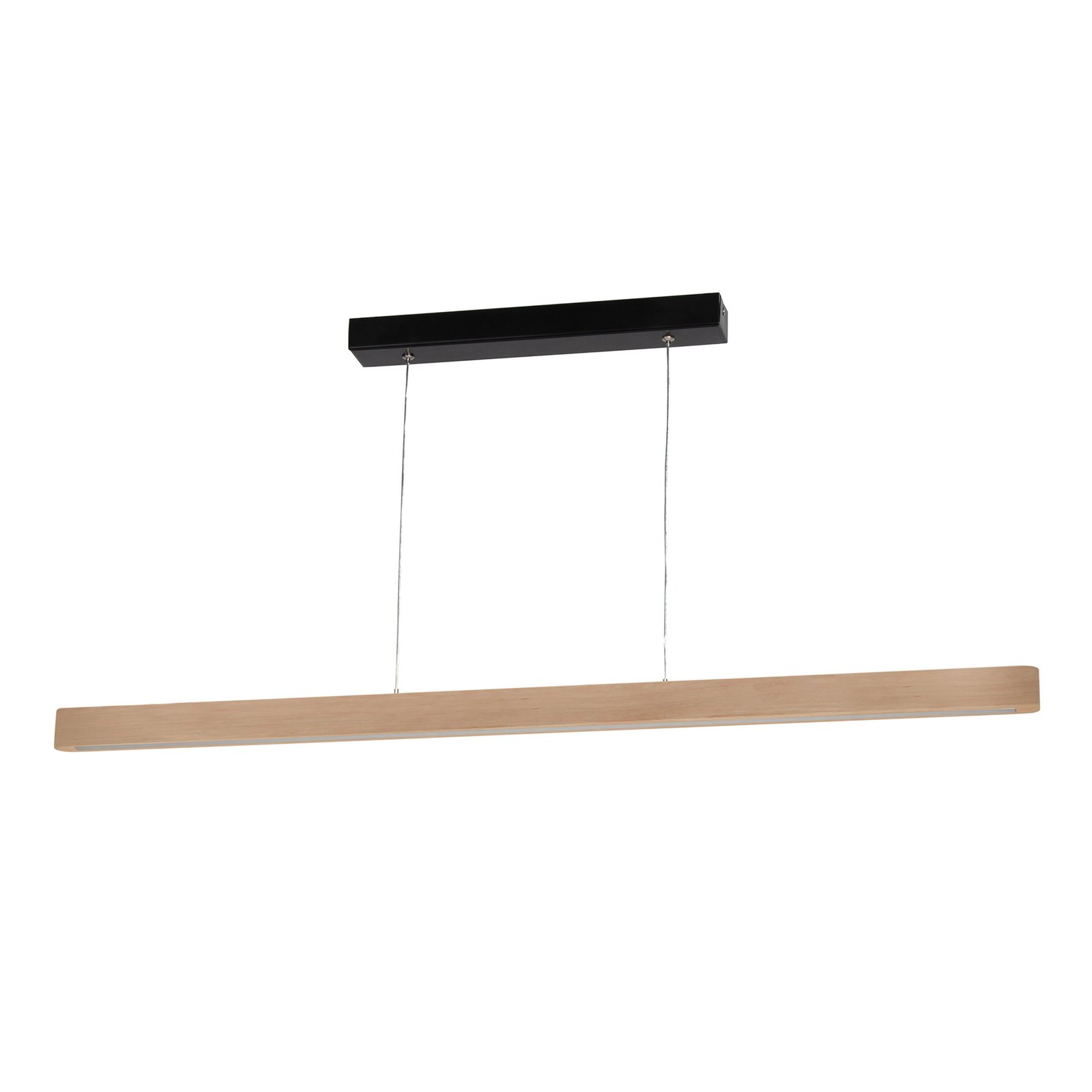 Envostar Lineo LED hanging light oiled oak