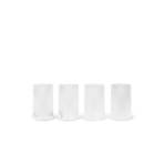 Ripple Verrines Set of 4 Clear - ferm LIVING