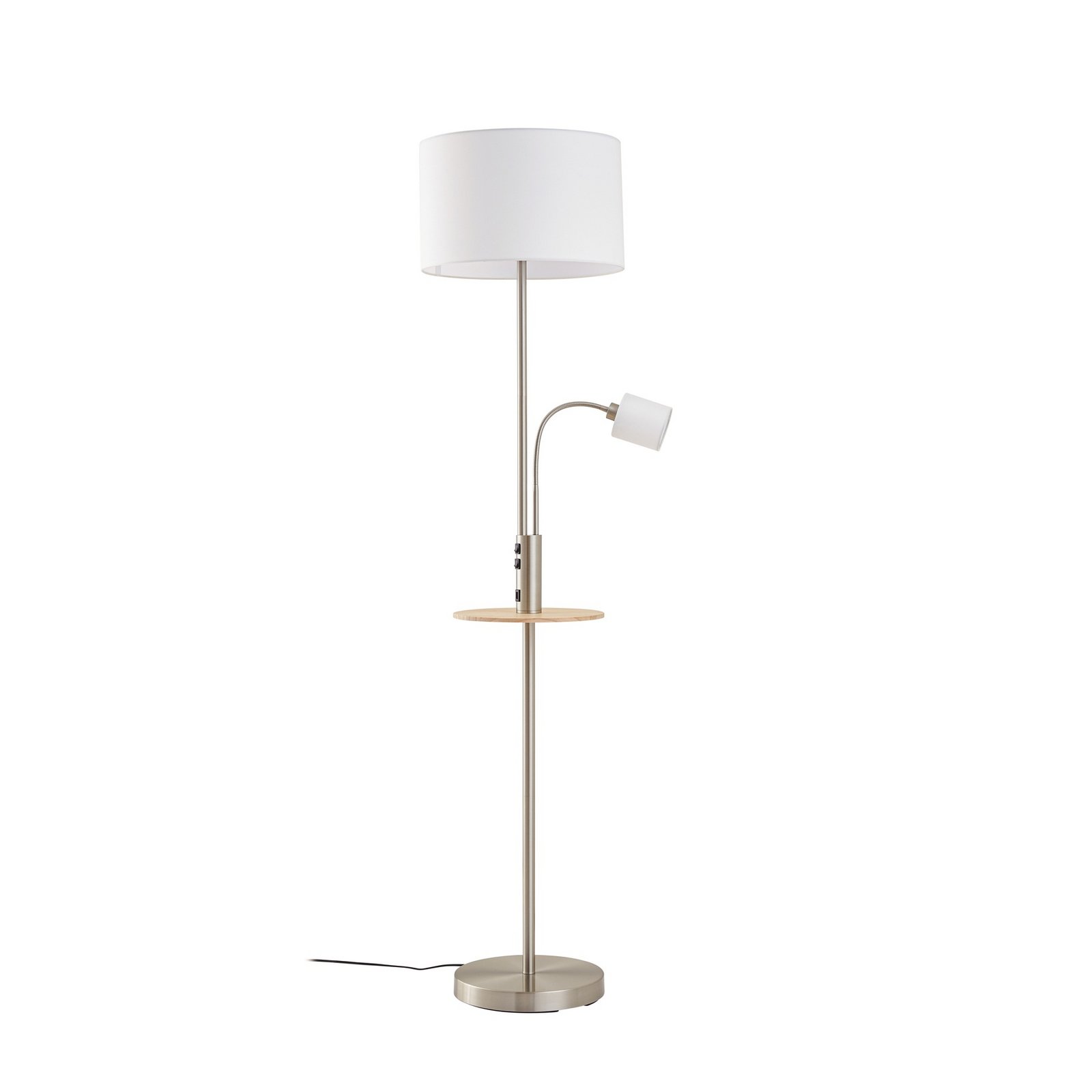 Aovan Piantana w/USB Nickel - Lindby