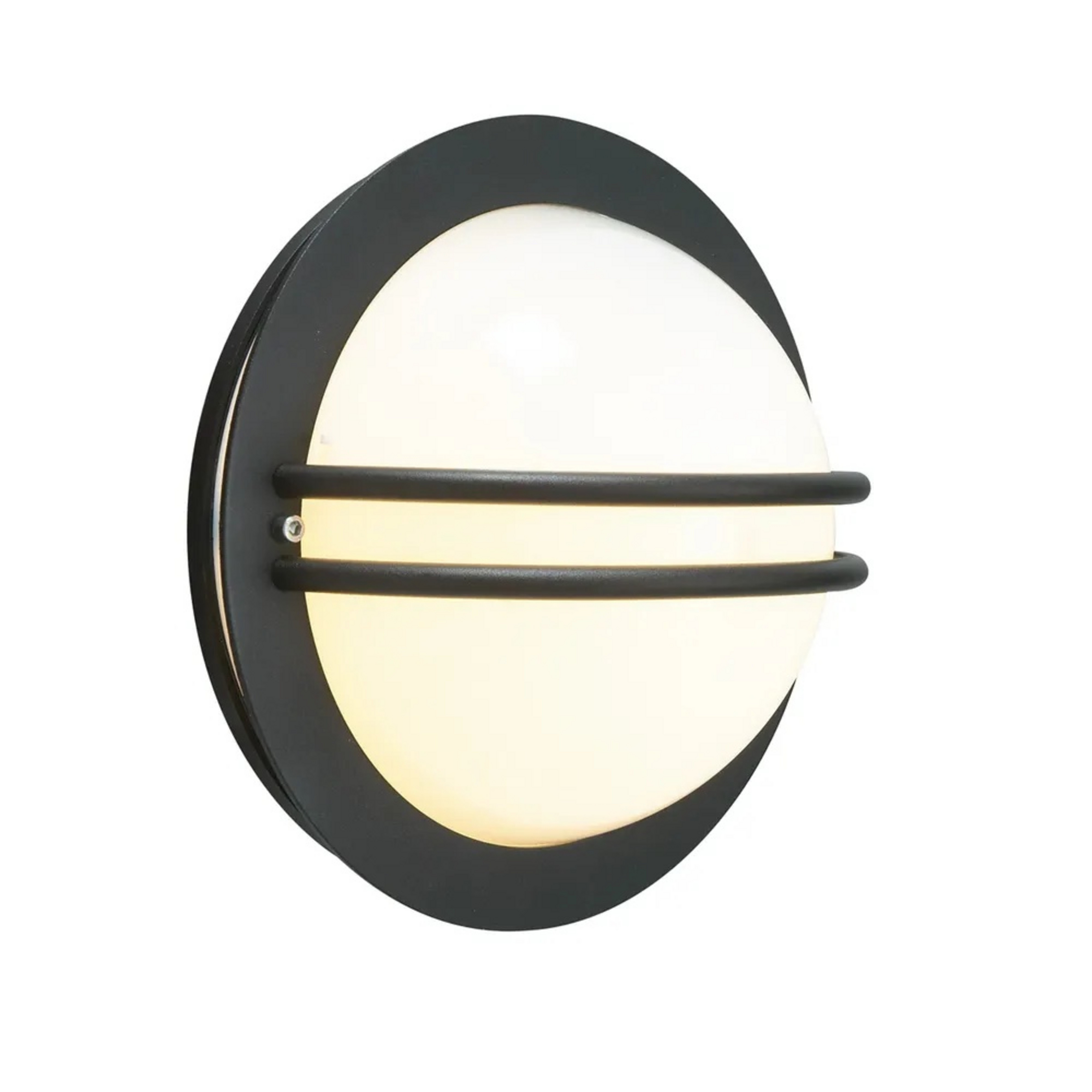 Bremen Candeeiro de Parede Exterior Opal/Black - Norlys