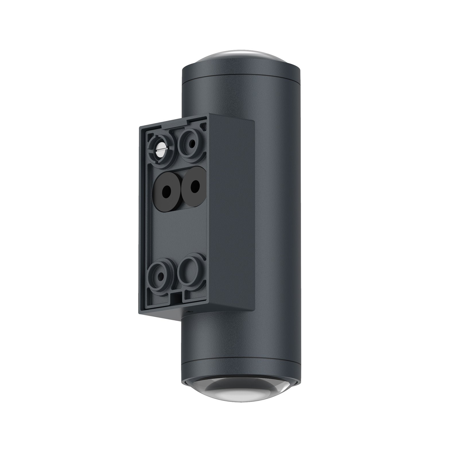 LED outdoor wall light 5155, 2 x 4 W, up & down, graphite, aluminium