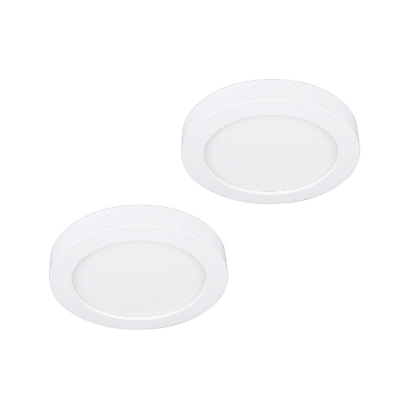 Prios Edwina LED mennyezeti lámpa fehér 12,2 cm 2