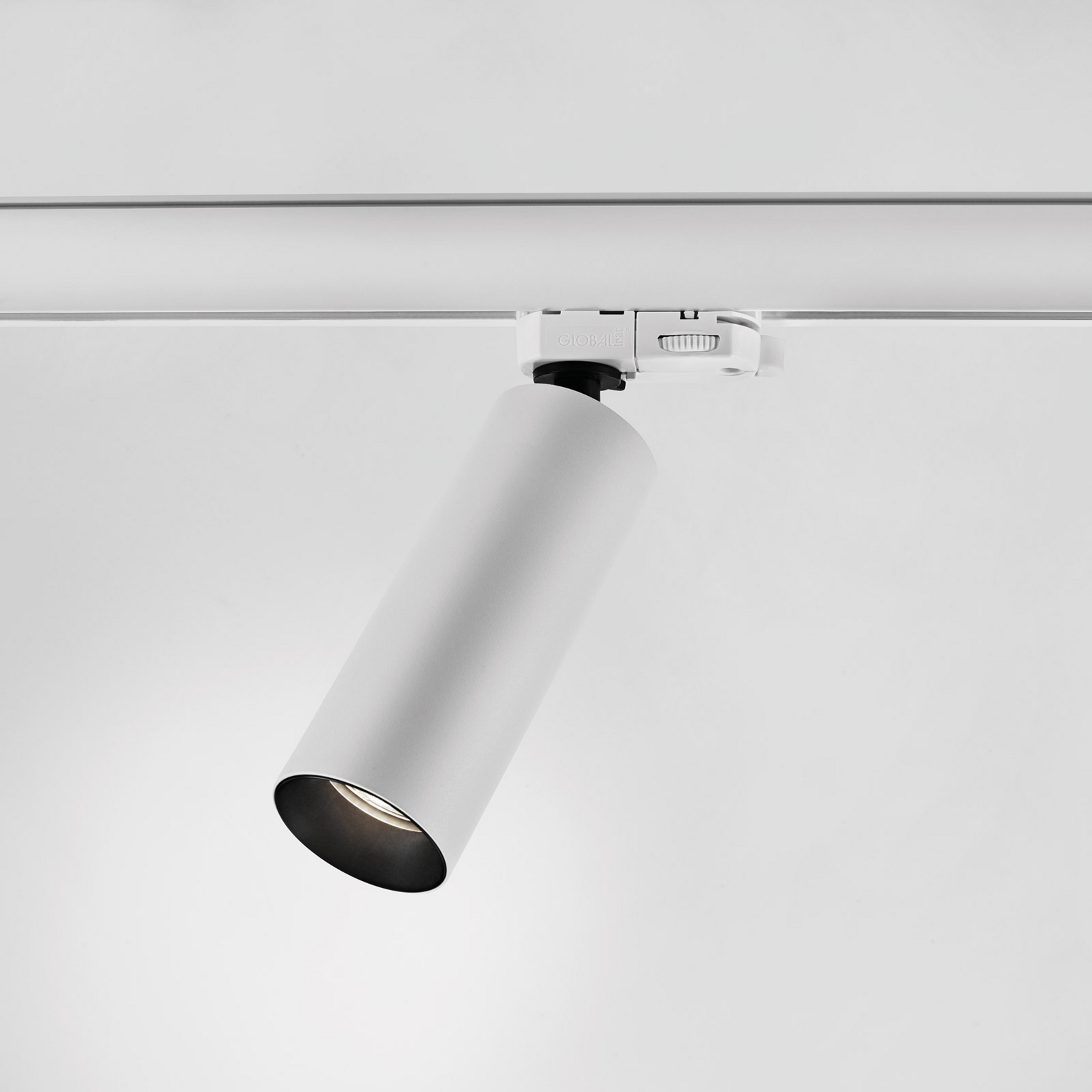 Egger DLS Schienenspot Reed S, dim-to-warm, weiß, 50°