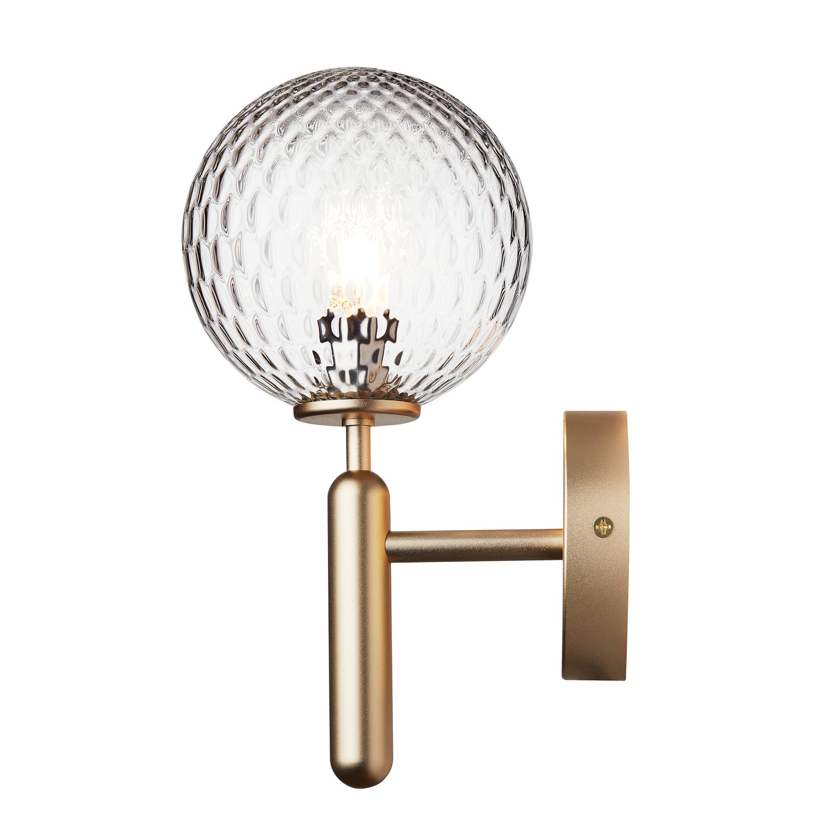 Miira Applique da Parete Ottone/Optic Clear - Nuura