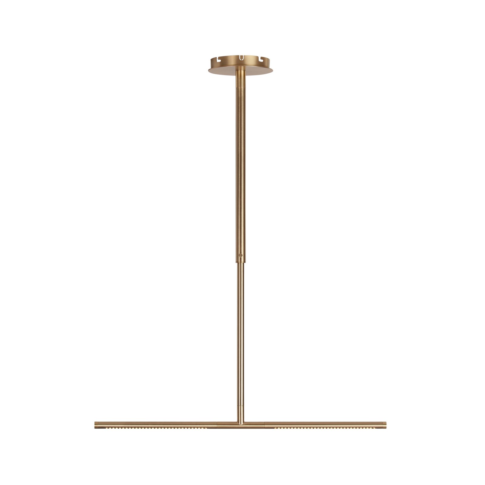 UMAGE Candeeiro suspenso LED Omni, latão, 2 lâmpadas, comprimento 74 cm