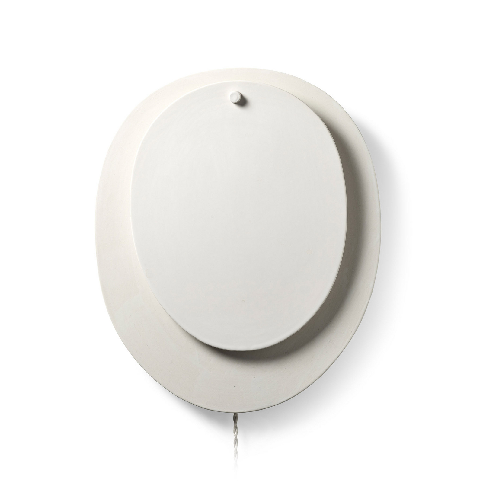 03 WHITE NEBULA væglampe, stentøj, højde 44 cm, E14 – Serax