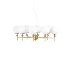 Astrid 85 Lustră Pendul Brushed Brass/White - Globen Lighting